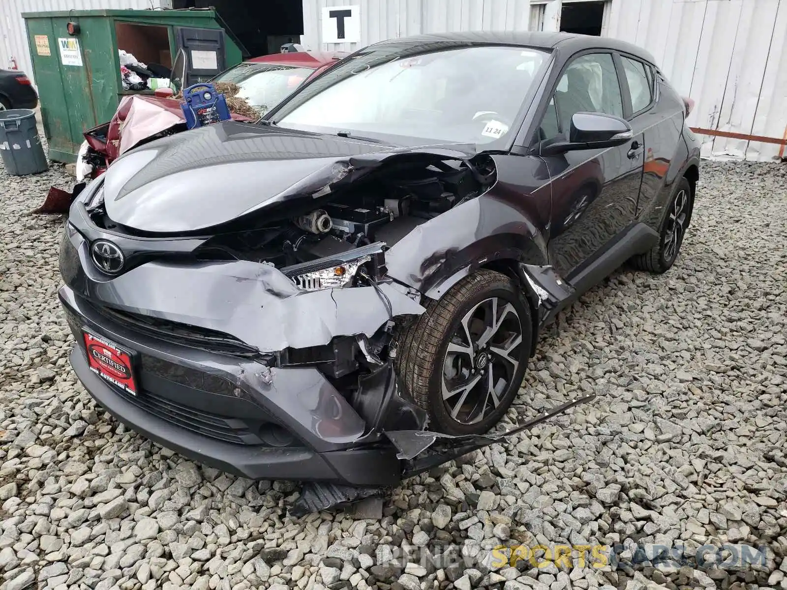 2 Photograph of a damaged car NMTKHMBX2KR095145 TOYOTA C-HR 2019