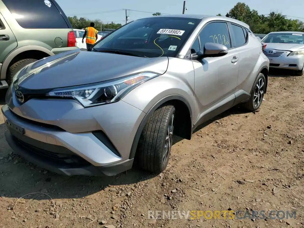 2 Photograph of a damaged car NMTKHMBX2KR096182 TOYOTA C-HR 2019