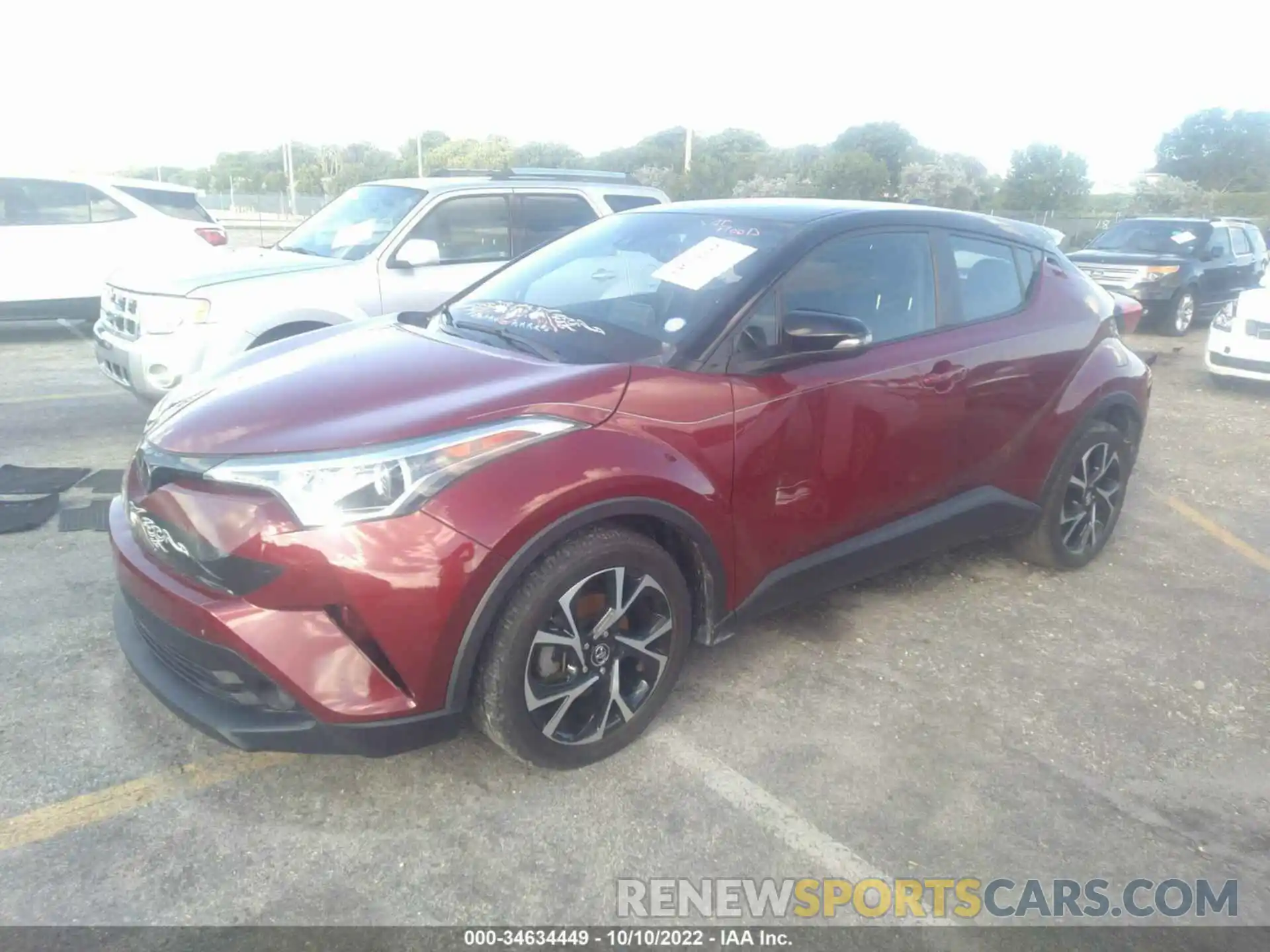 2 Photograph of a damaged car NMTKHMBX2KR098045 TOYOTA C-HR 2019