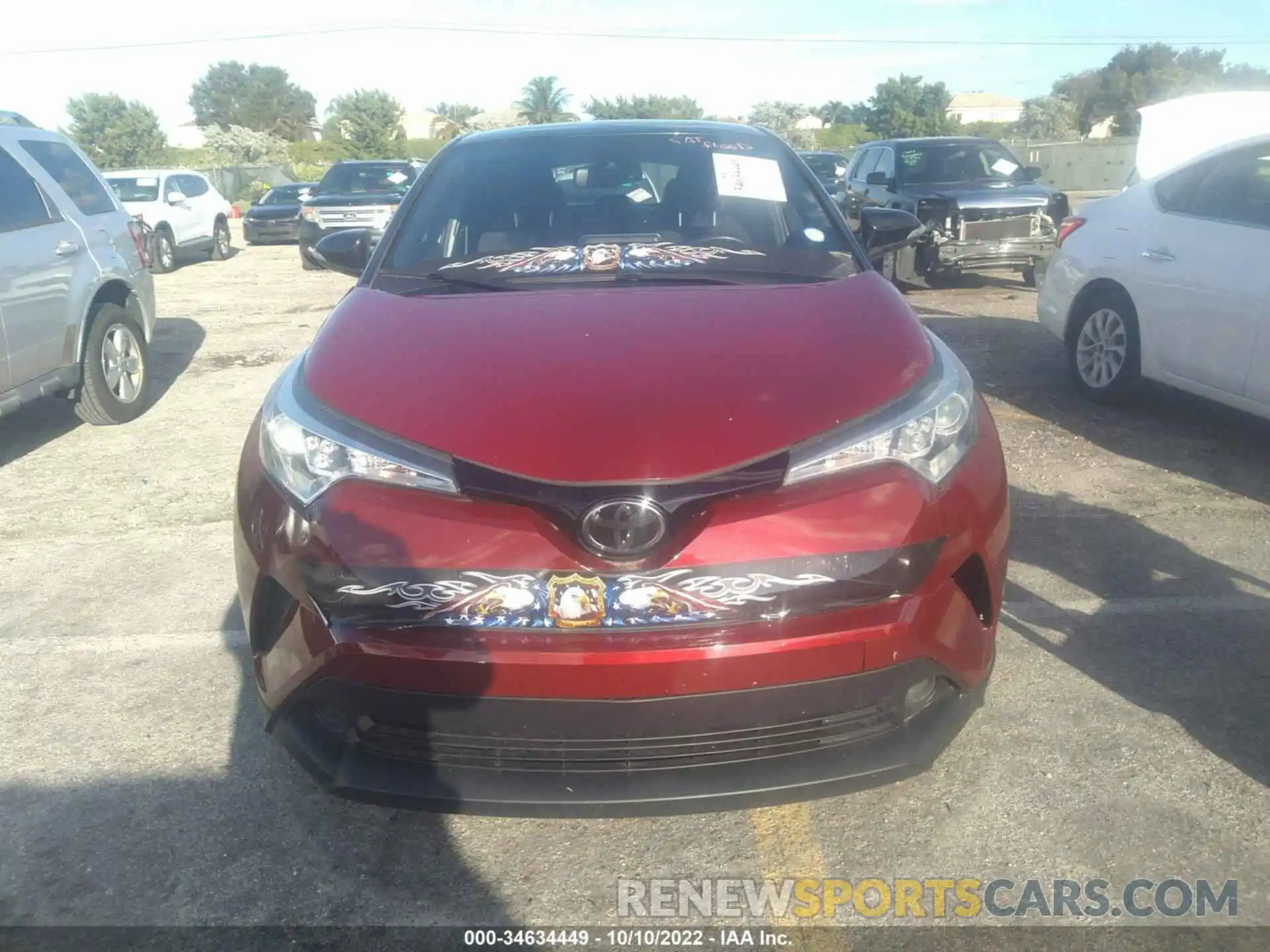 6 Photograph of a damaged car NMTKHMBX2KR098045 TOYOTA C-HR 2019