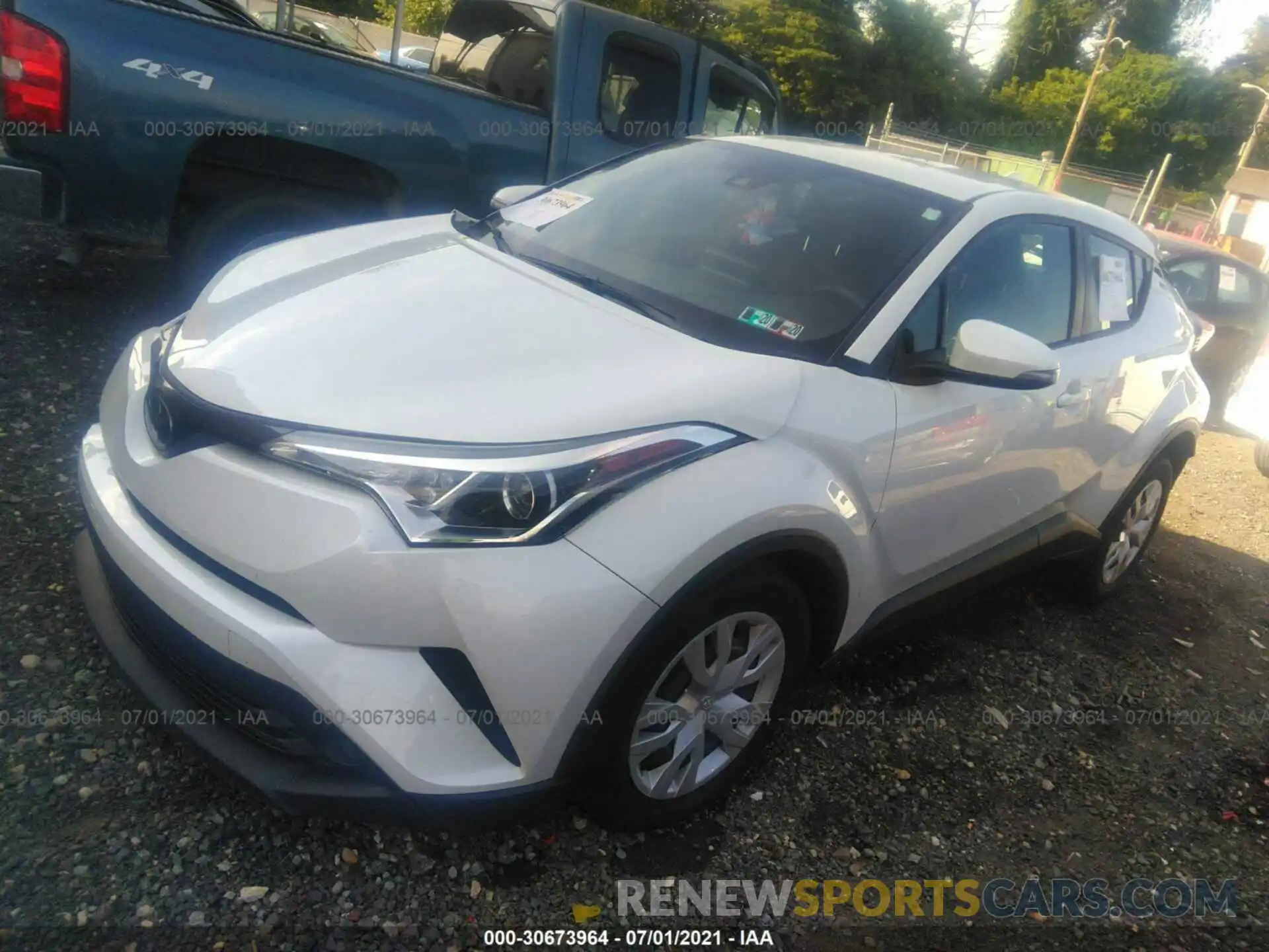 2 Photograph of a damaged car NMTKHMBX2KR098210 TOYOTA C-HR 2019