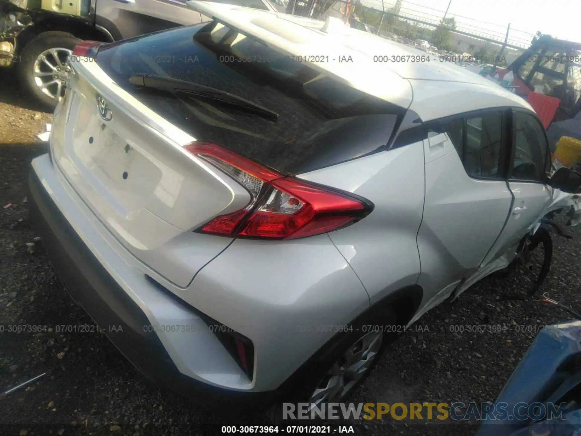 4 Photograph of a damaged car NMTKHMBX2KR098210 TOYOTA C-HR 2019