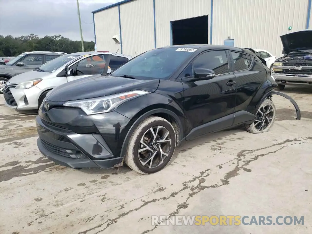 1 Photograph of a damaged car NMTKHMBX2KR101297 TOYOTA C-HR 2019