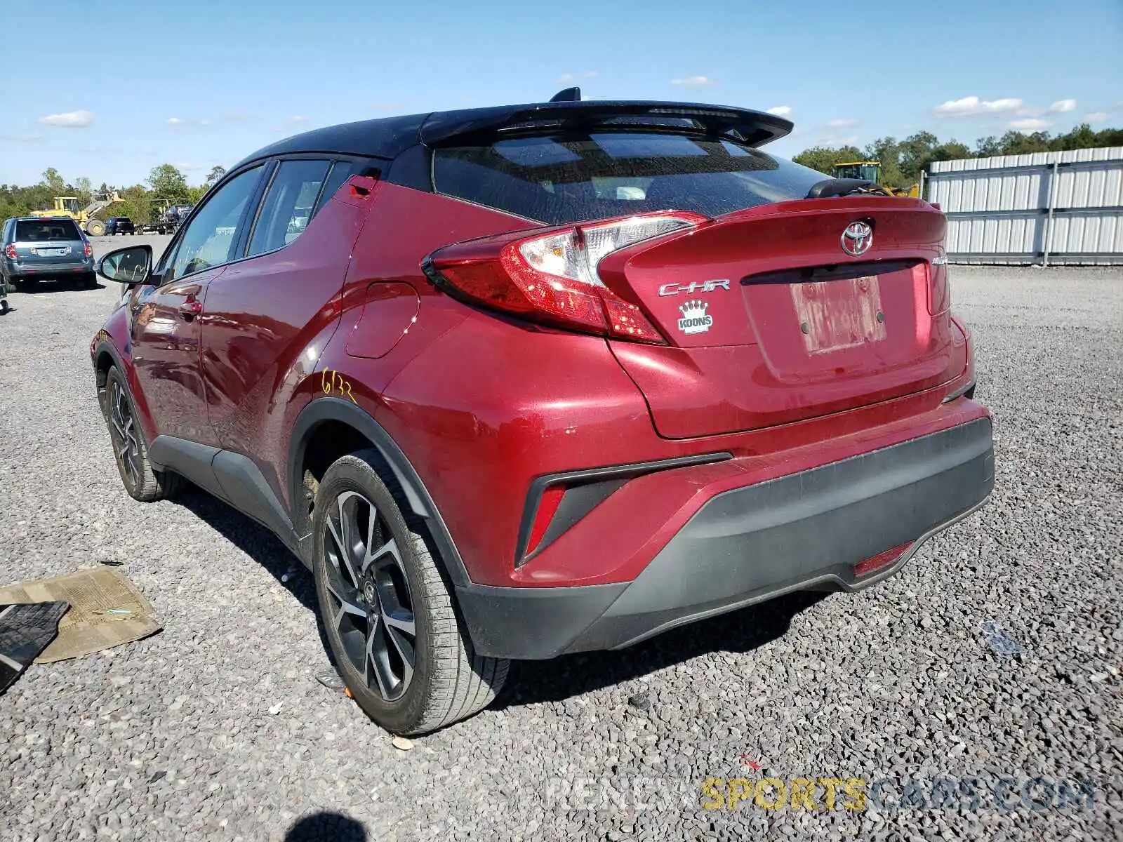 3 Photograph of a damaged car NMTKHMBX3KR067984 TOYOTA C-HR 2019