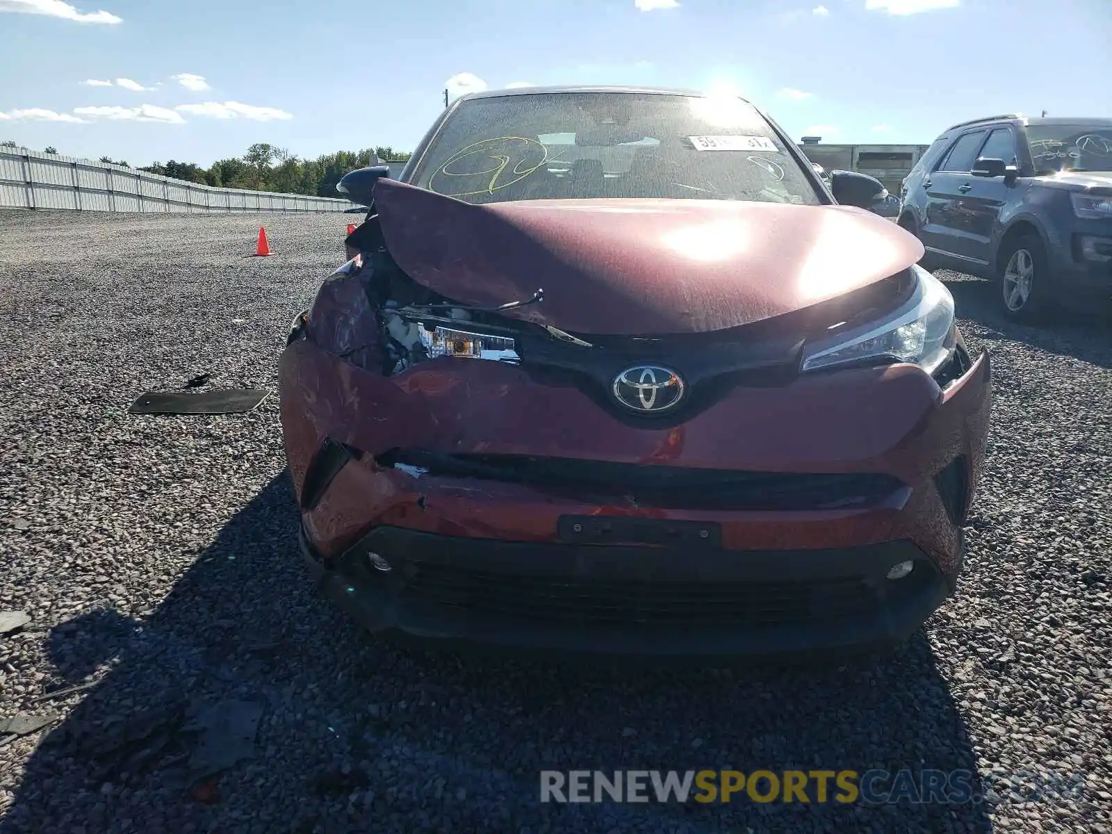 9 Photograph of a damaged car NMTKHMBX3KR067984 TOYOTA C-HR 2019