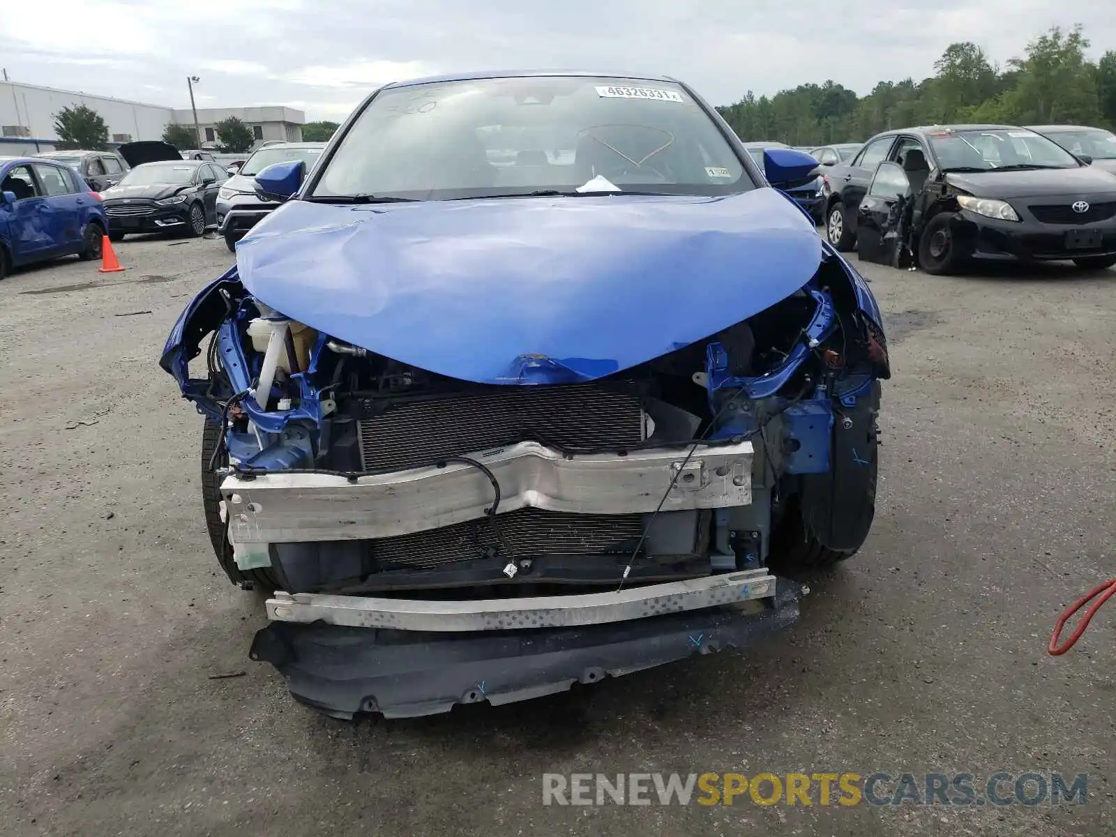 9 Photograph of a damaged car NMTKHMBX3KR078726 TOYOTA C-HR 2019