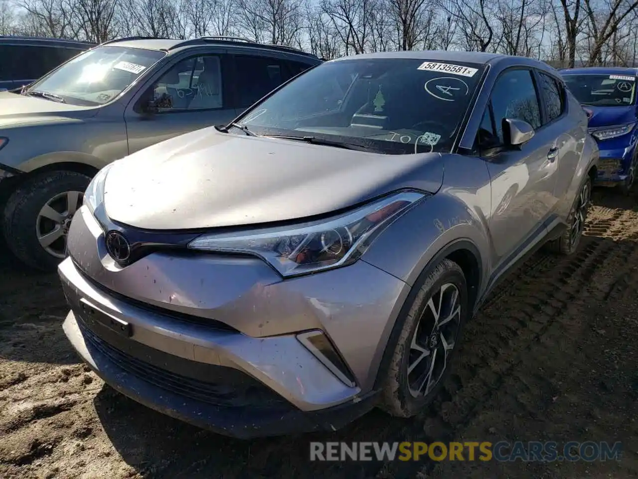 2 Photograph of a damaged car NMTKHMBX3KR078936 TOYOTA C-HR 2019