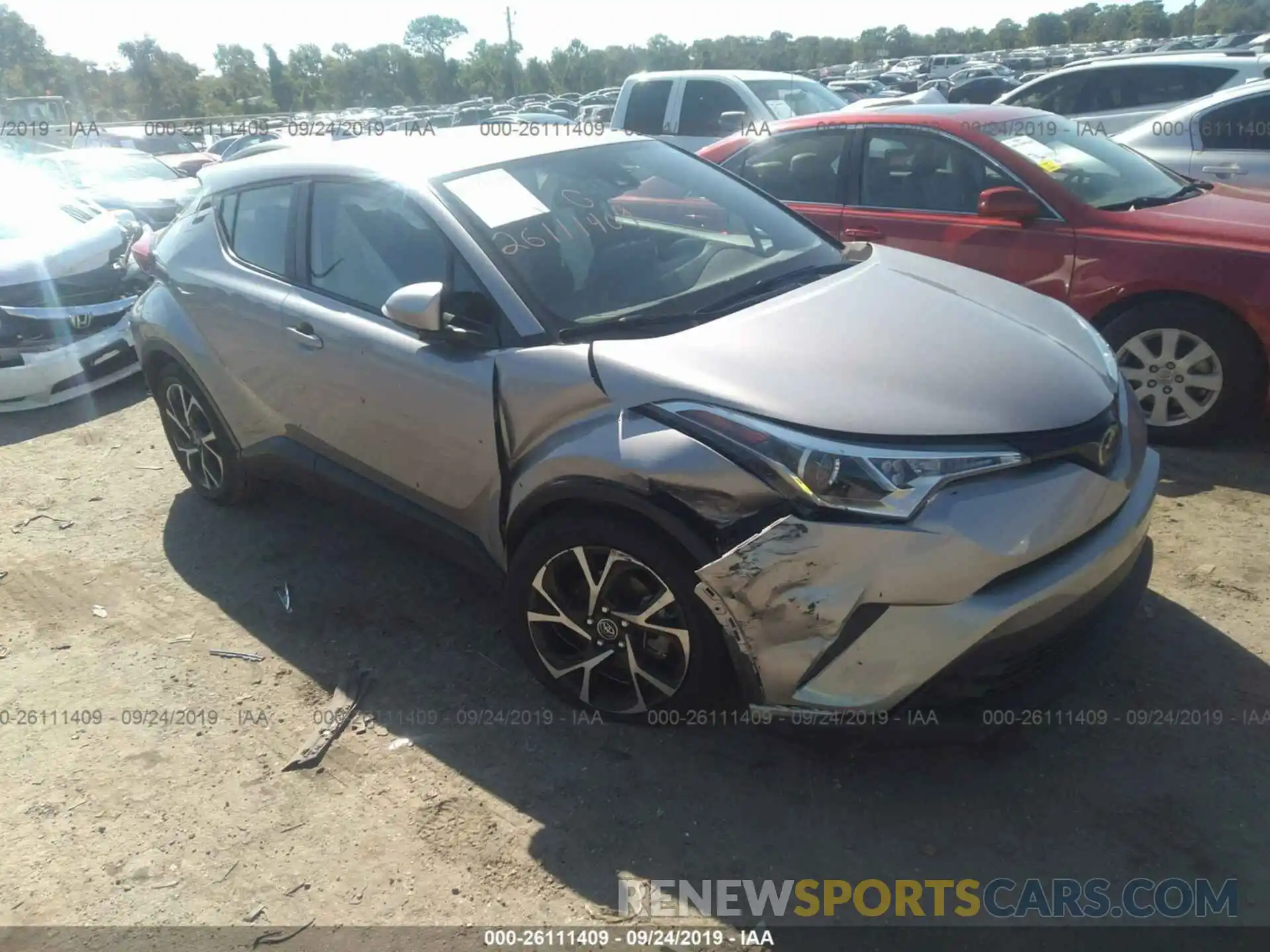 1 Photograph of a damaged car NMTKHMBX3KR079939 TOYOTA C-HR 2019