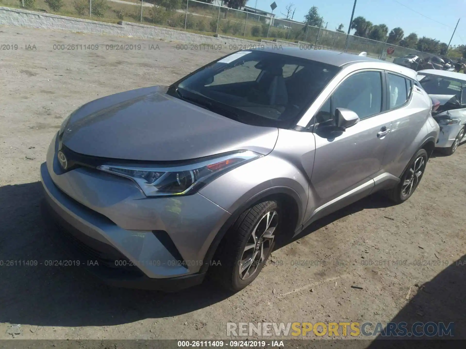 2 Photograph of a damaged car NMTKHMBX3KR079939 TOYOTA C-HR 2019