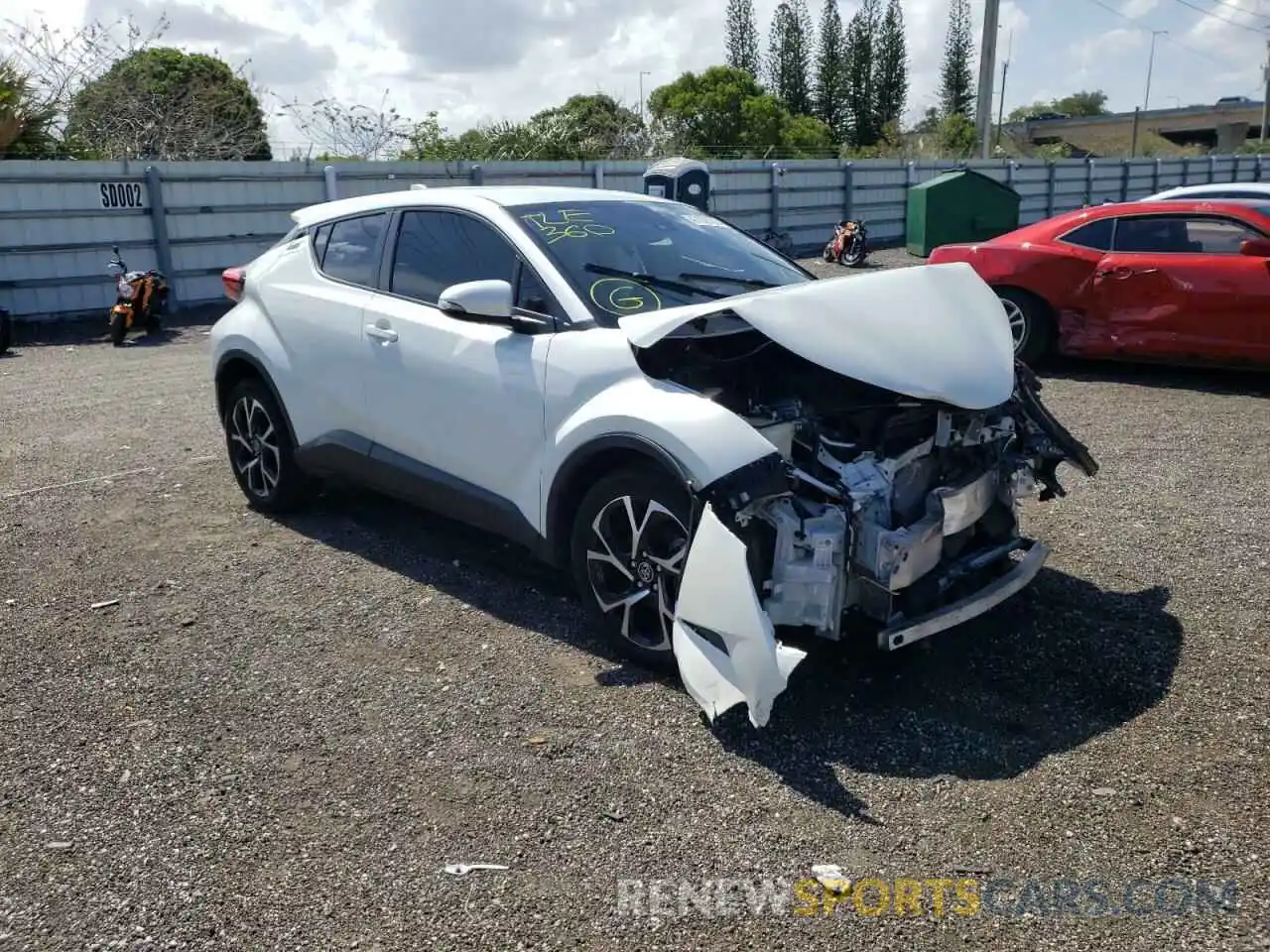 1 Photograph of a damaged car NMTKHMBX3KR080072 TOYOTA C-HR 2019