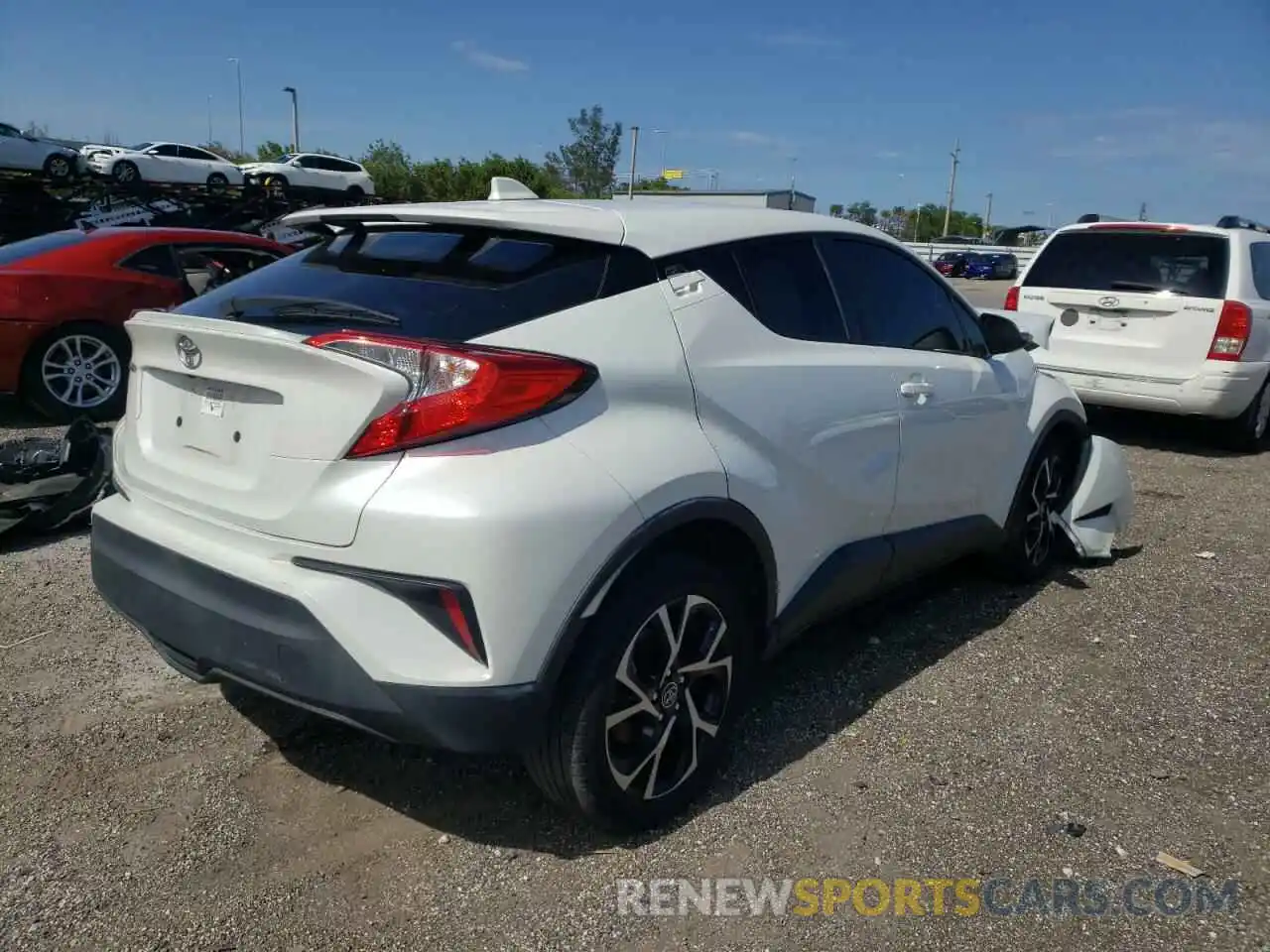 4 Photograph of a damaged car NMTKHMBX3KR080072 TOYOTA C-HR 2019