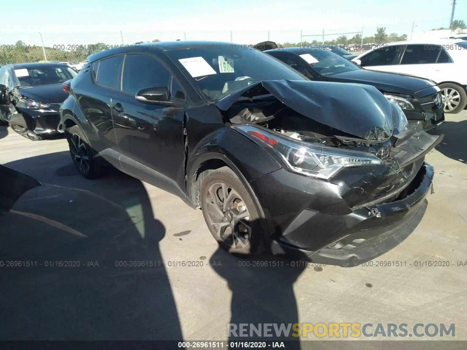 1 Photograph of a damaged car NMTKHMBX3KR080668 TOYOTA C-HR 2019