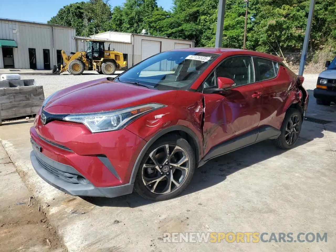 1 Photograph of a damaged car NMTKHMBX3KR081500 TOYOTA C-HR 2019
