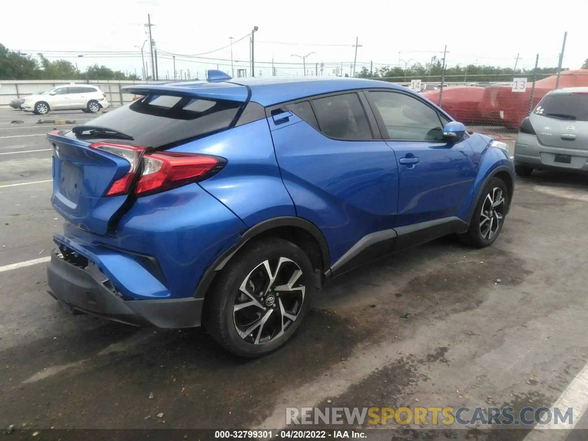 4 Photograph of a damaged car NMTKHMBX3KR085417 TOYOTA C-HR 2019