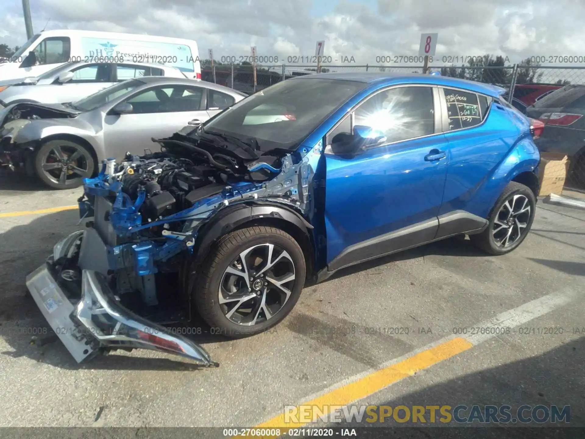 2 Photograph of a damaged car NMTKHMBX3KR091296 TOYOTA C-HR 2019