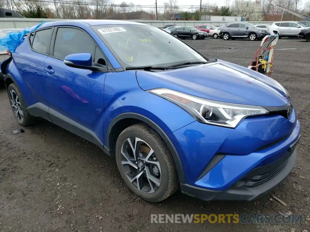 1 Photograph of a damaged car NMTKHMBX3KR091394 TOYOTA C-HR 2019