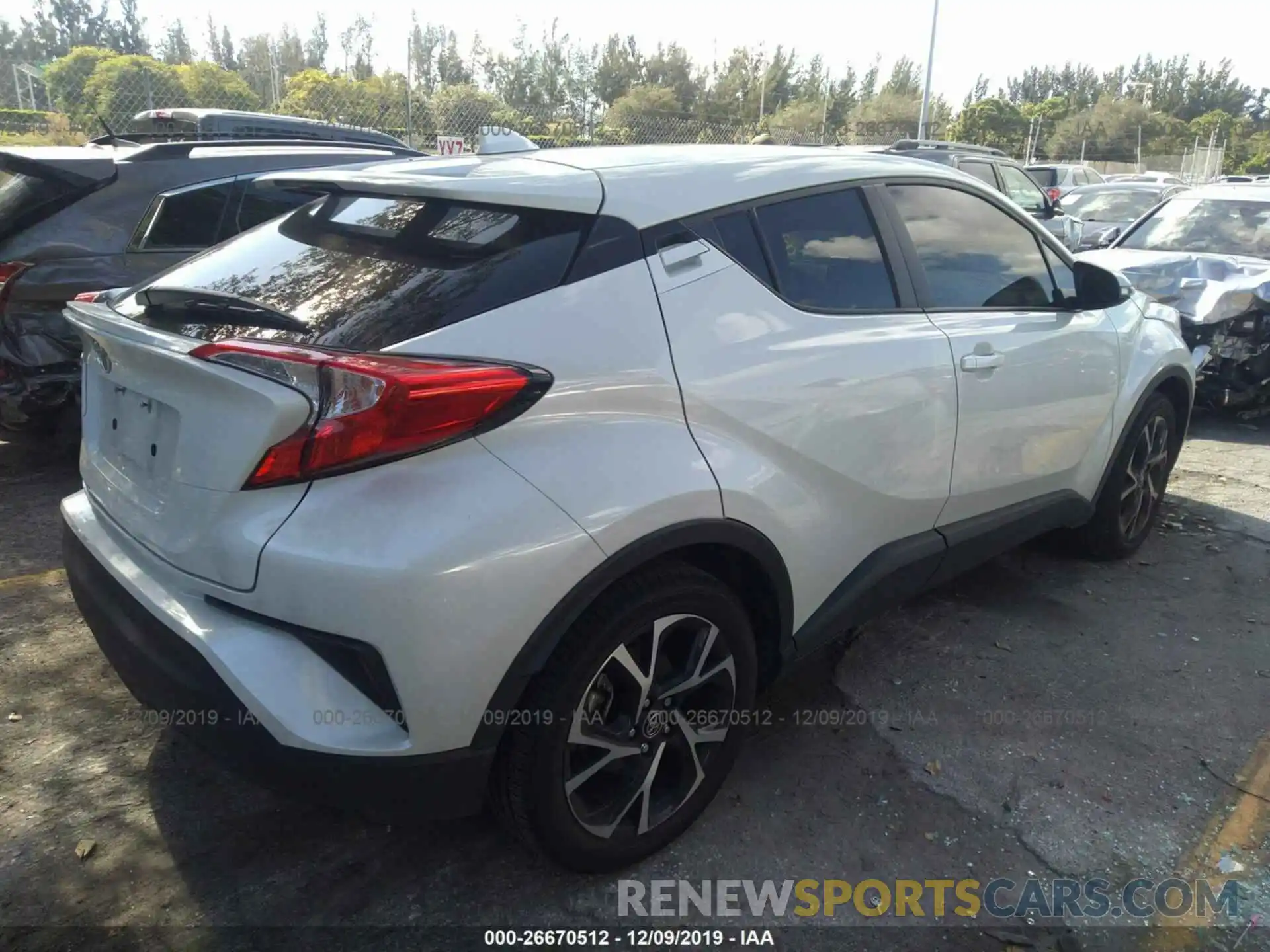 4 Photograph of a damaged car NMTKHMBX3KR092495 TOYOTA C-HR 2019