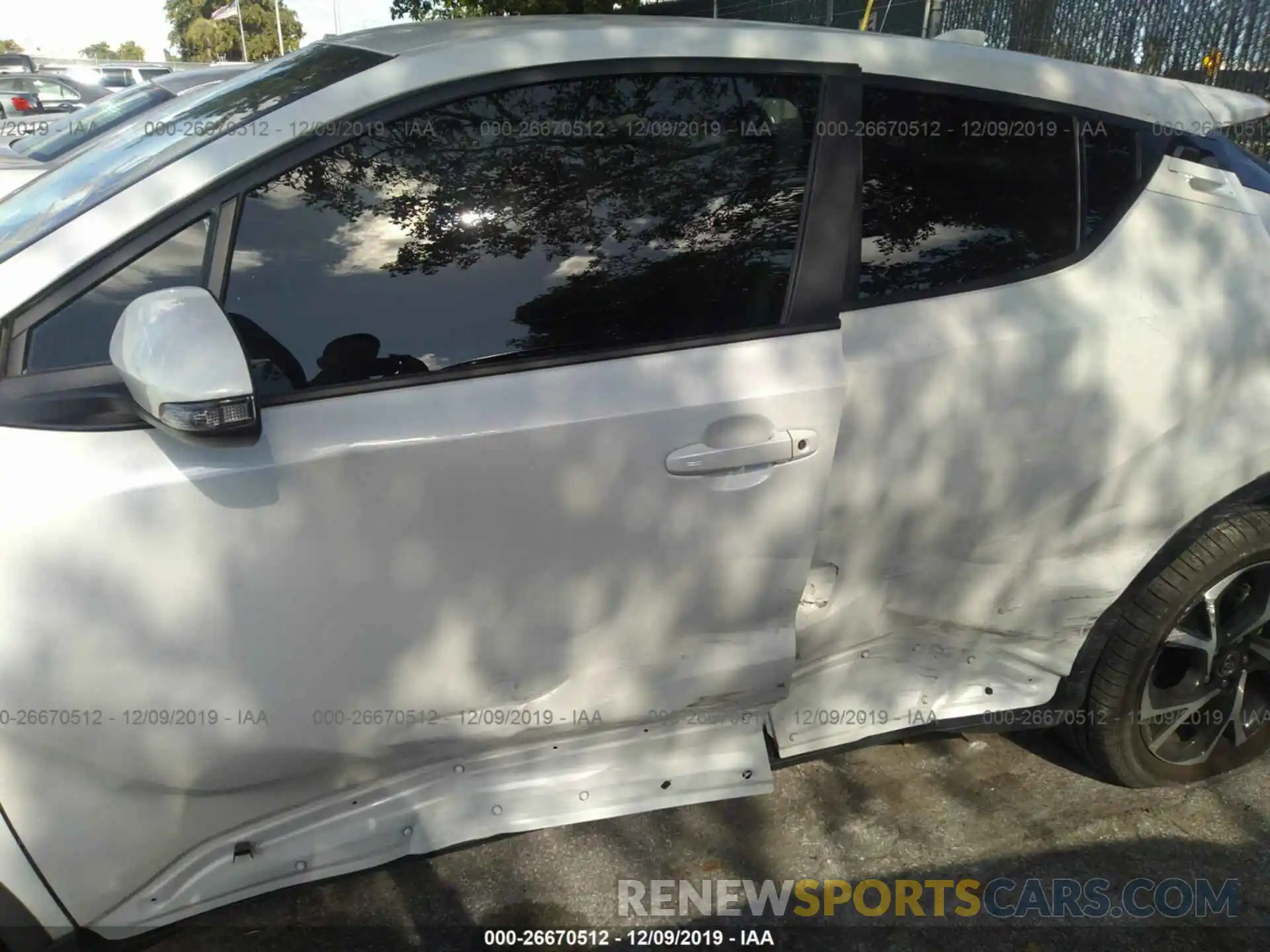 6 Photograph of a damaged car NMTKHMBX3KR092495 TOYOTA C-HR 2019