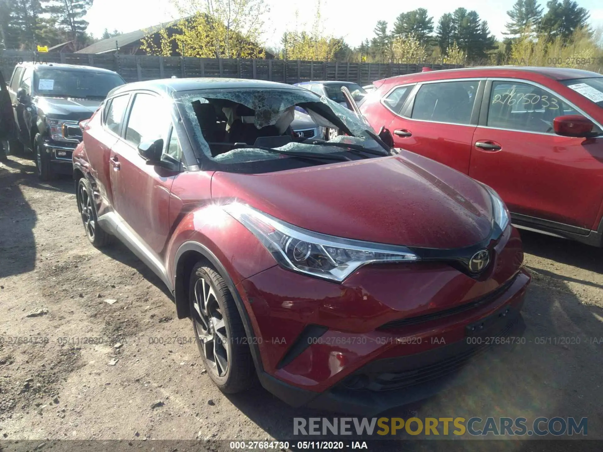 1 Photograph of a damaged car NMTKHMBX3KR094361 TOYOTA C-HR 2019