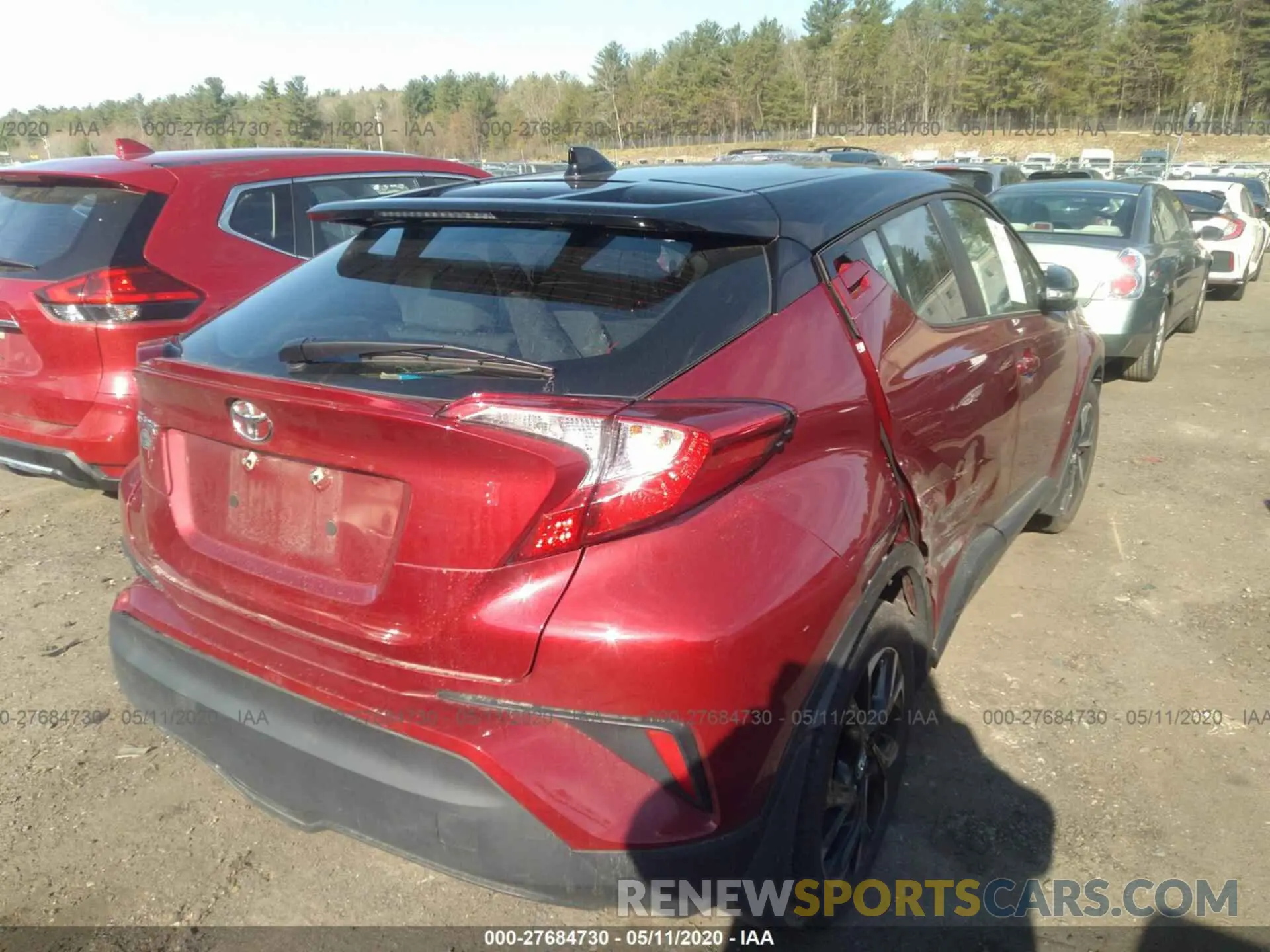 4 Photograph of a damaged car NMTKHMBX3KR094361 TOYOTA C-HR 2019