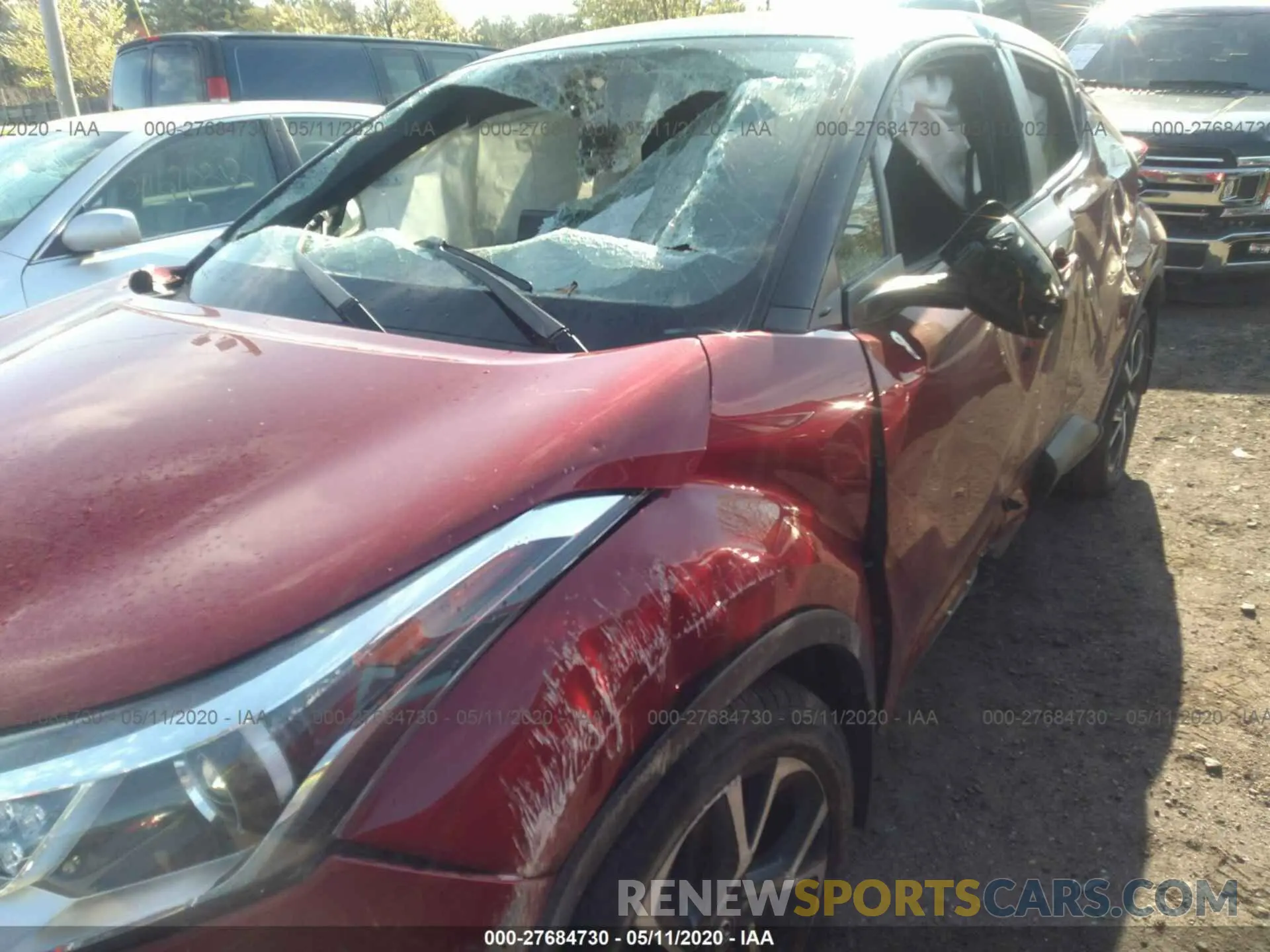 6 Photograph of a damaged car NMTKHMBX3KR094361 TOYOTA C-HR 2019