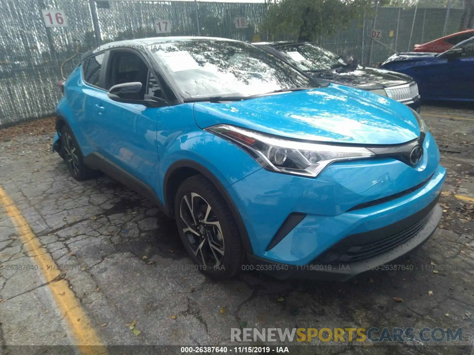 1 Photograph of a damaged car NMTKHMBX3KR094988 TOYOTA C-HR 2019