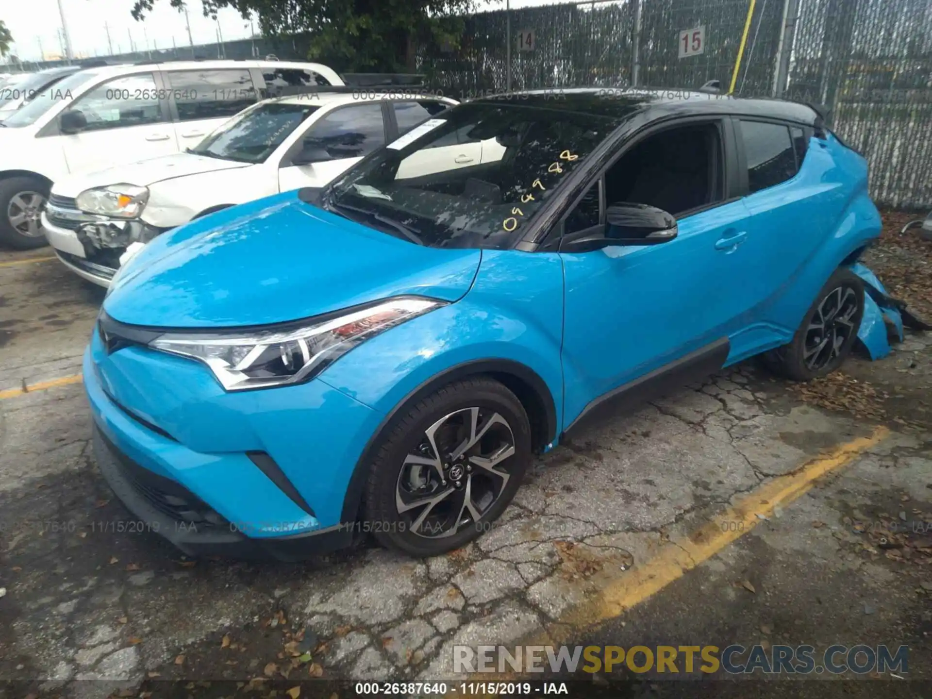 2 Photograph of a damaged car NMTKHMBX3KR094988 TOYOTA C-HR 2019