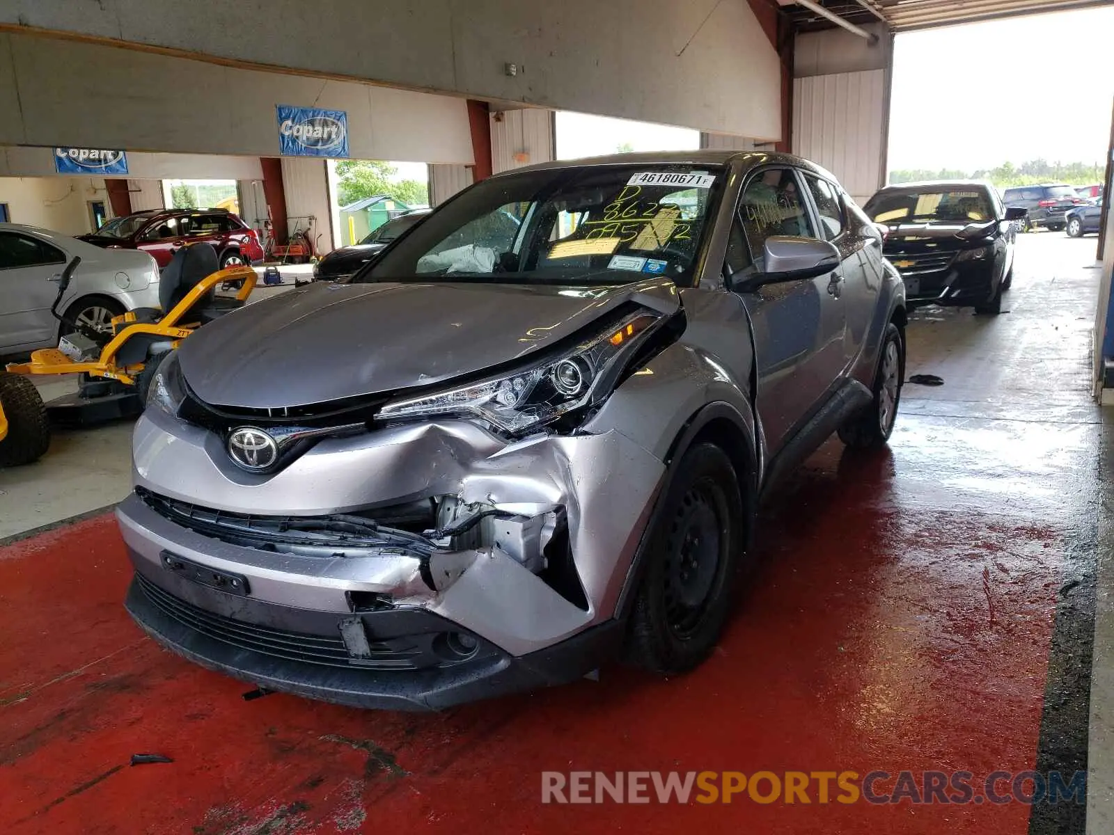 2 Photograph of a damaged car NMTKHMBX3KR095252 TOYOTA C-HR 2019