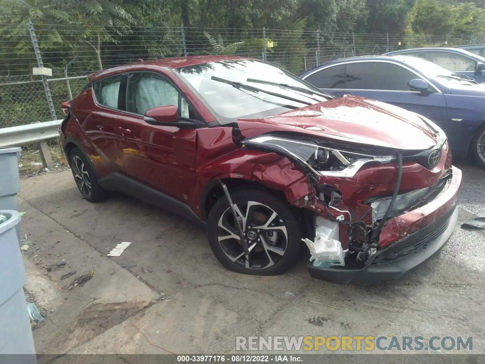 1 Photograph of a damaged car NMTKHMBX3KR095316 TOYOTA C-HR 2019