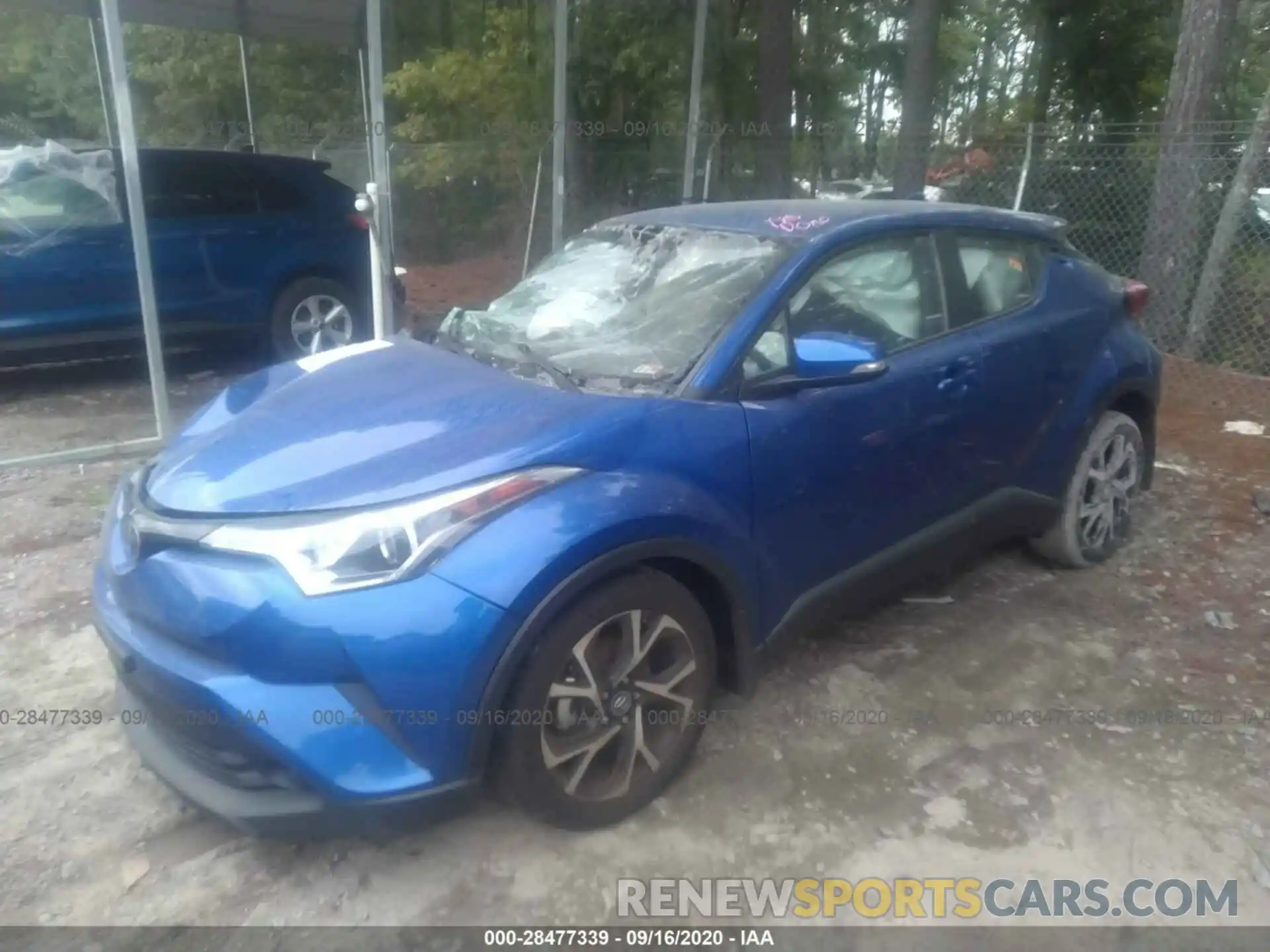 2 Photograph of a damaged car NMTKHMBX3KR095591 TOYOTA C-HR 2019