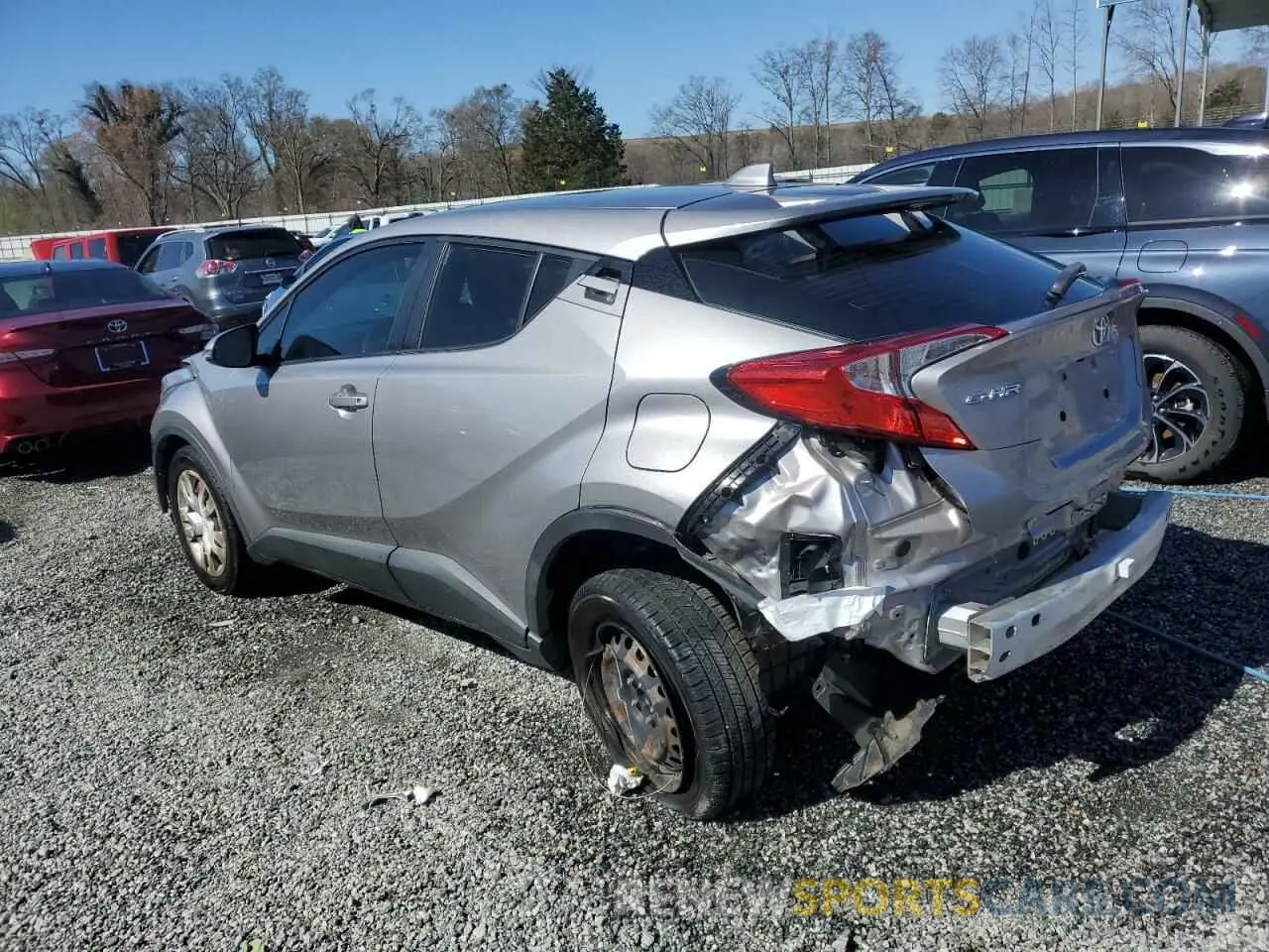 2 Photograph of a damaged car NMTKHMBX3KR098328 TOYOTA C-HR 2019