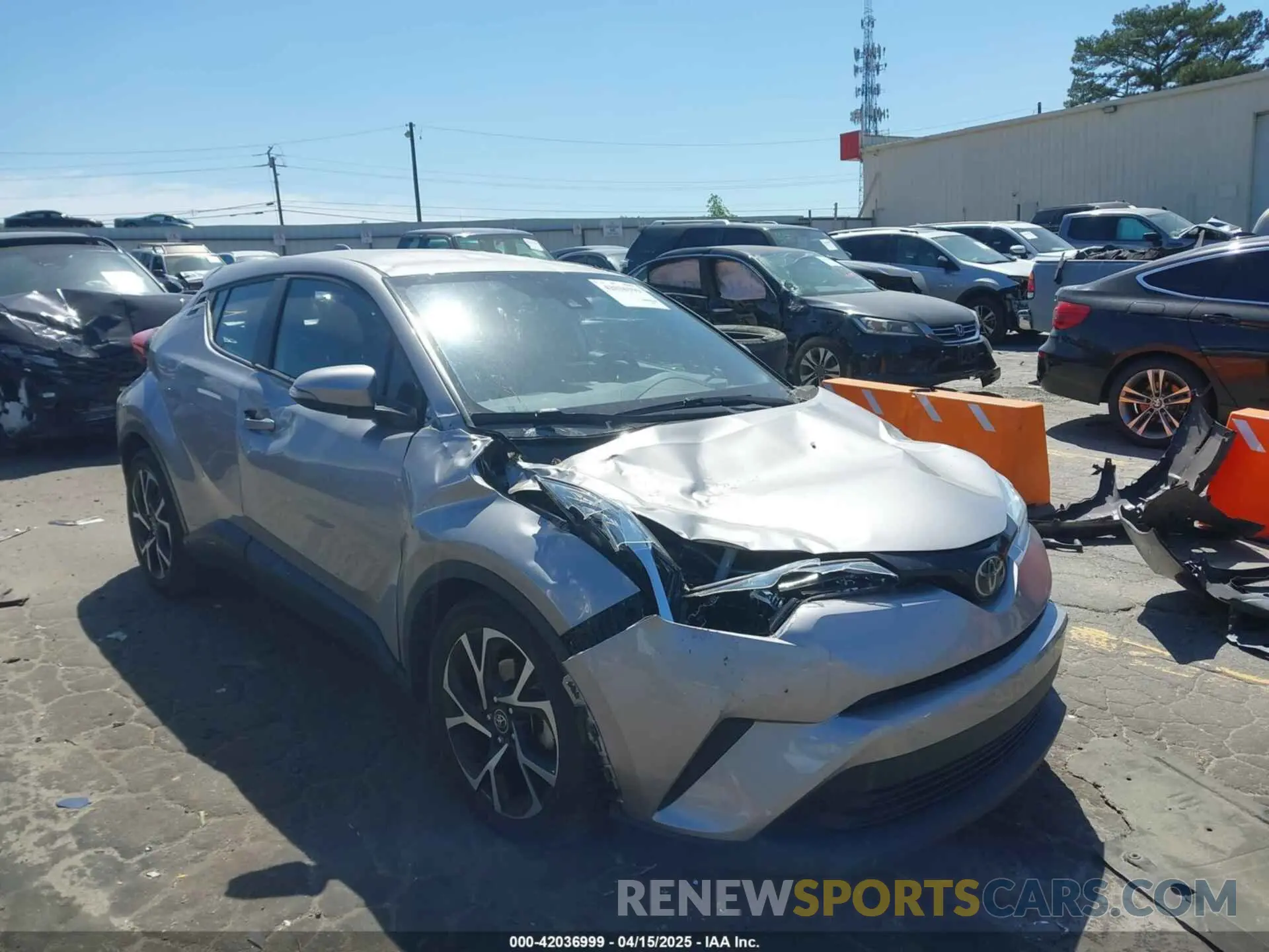 1 Photograph of a damaged car NMTKHMBX3KR100868 TOYOTA C-HR 2019
