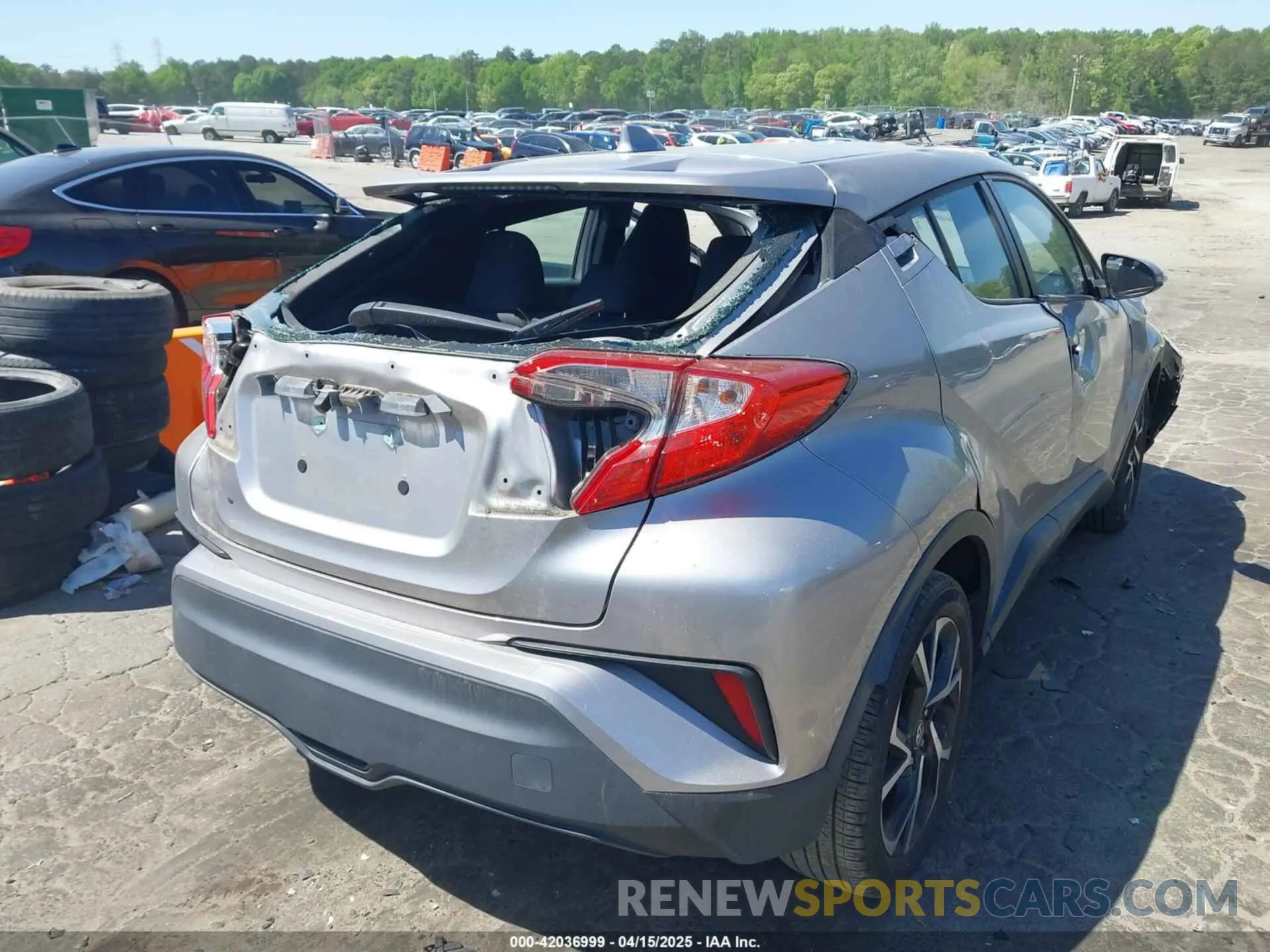 4 Photograph of a damaged car NMTKHMBX3KR100868 TOYOTA C-HR 2019