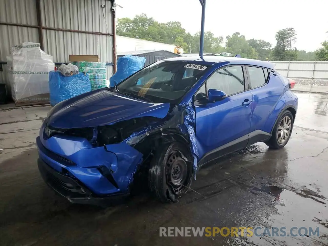 1 Photograph of a damaged car NMTKHMBX3KR101213 TOYOTA C-HR 2019