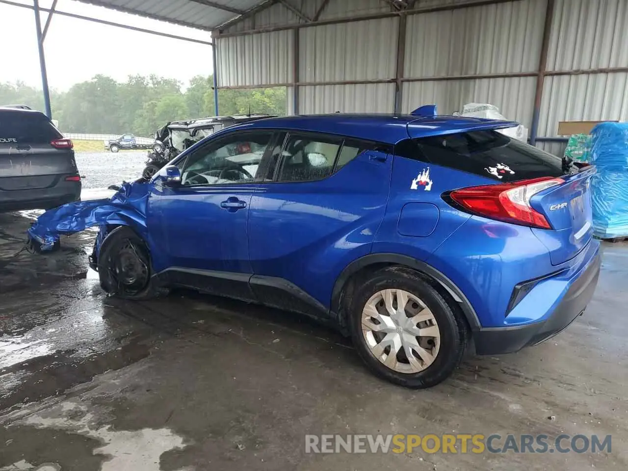 2 Photograph of a damaged car NMTKHMBX3KR101213 TOYOTA C-HR 2019