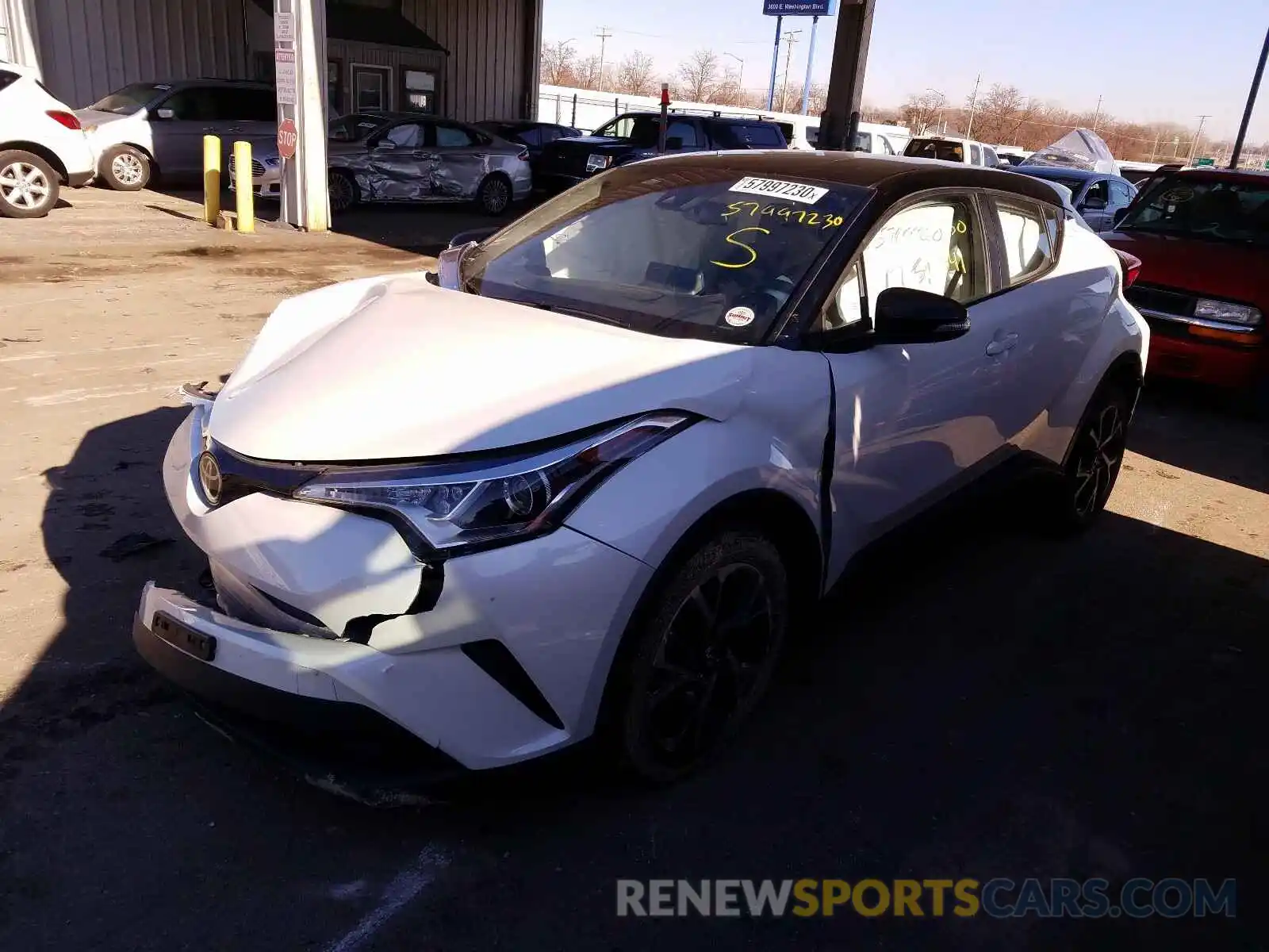 2 Photograph of a damaged car NMTKHMBX4KR080663 TOYOTA C-HR 2019