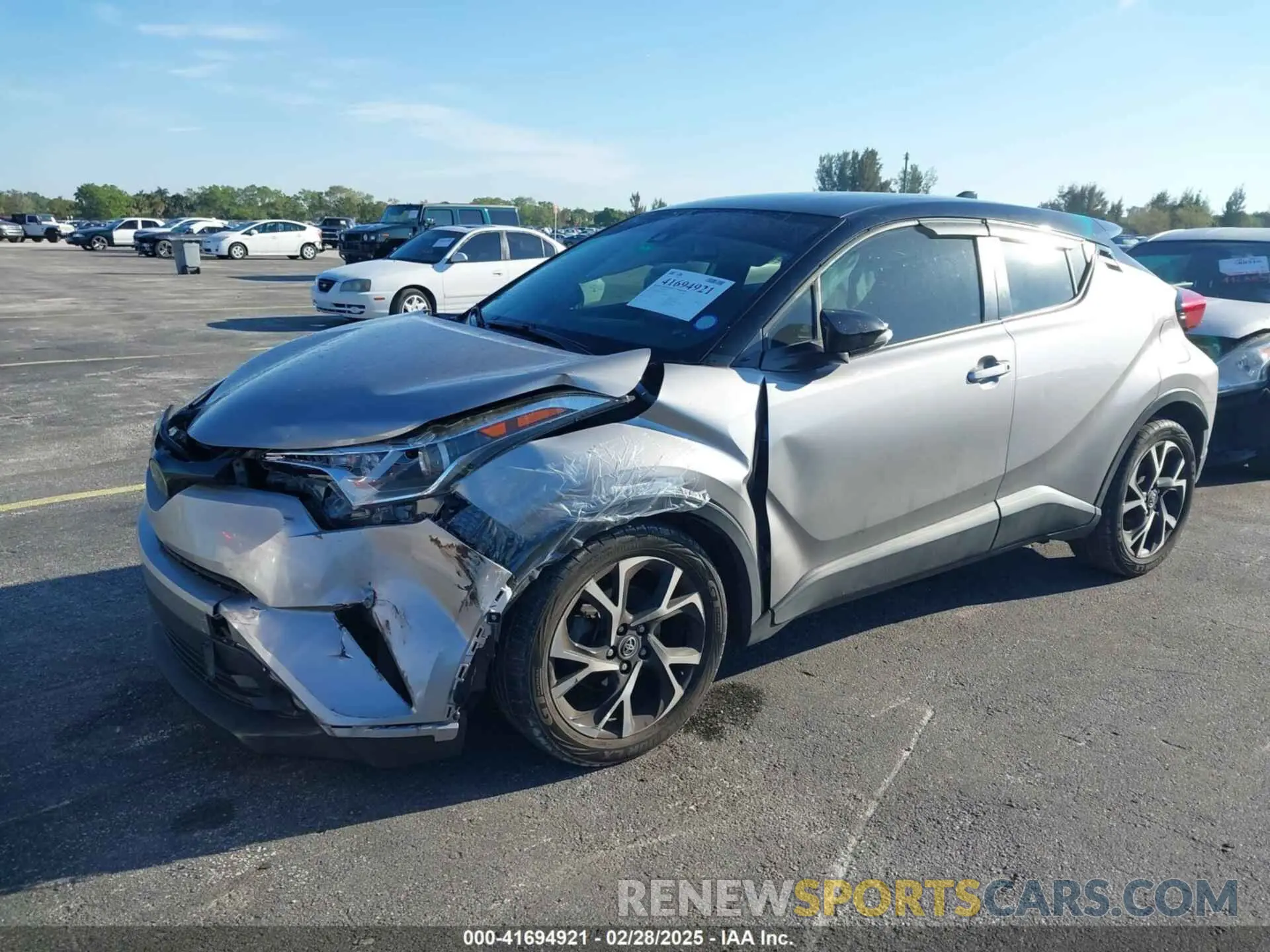 2 Photograph of a damaged car NMTKHMBX4KR082574 TOYOTA C-HR 2019