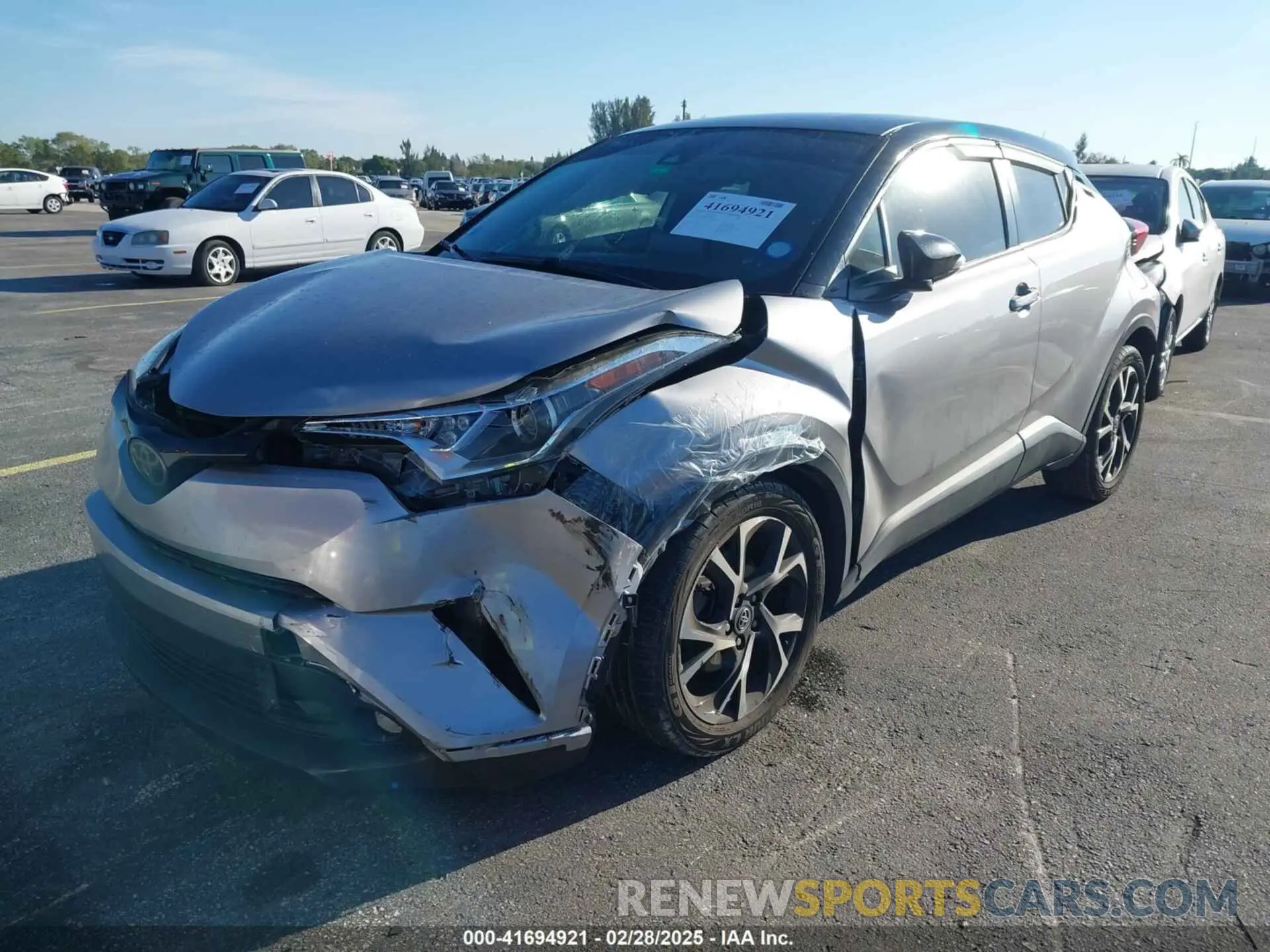 6 Photograph of a damaged car NMTKHMBX4KR082574 TOYOTA C-HR 2019