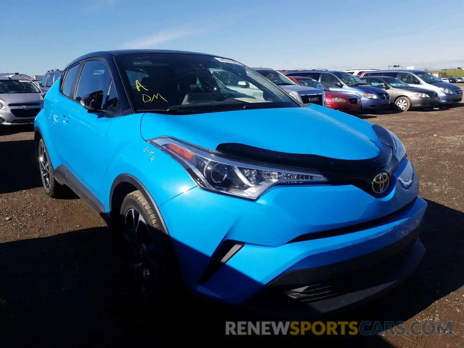 1 Photograph of a damaged car NMTKHMBX4KR083546 TOYOTA C-HR 2019