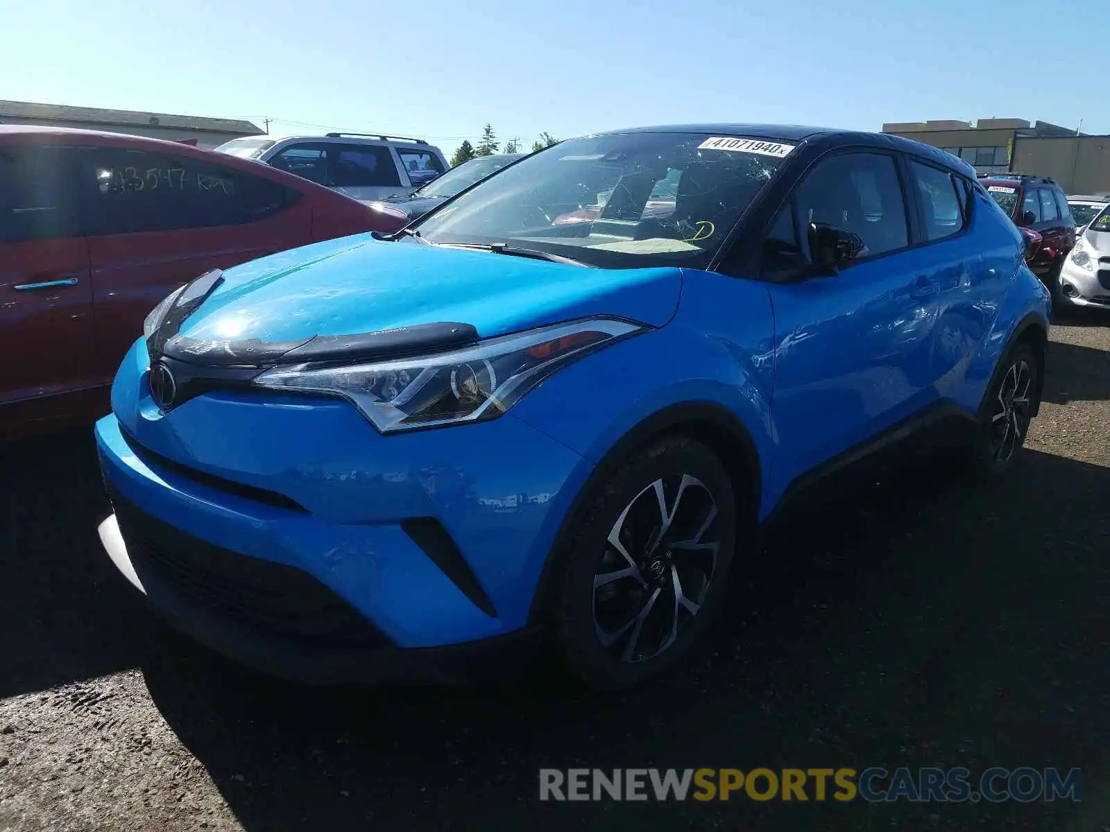 2 Photograph of a damaged car NMTKHMBX4KR083546 TOYOTA C-HR 2019