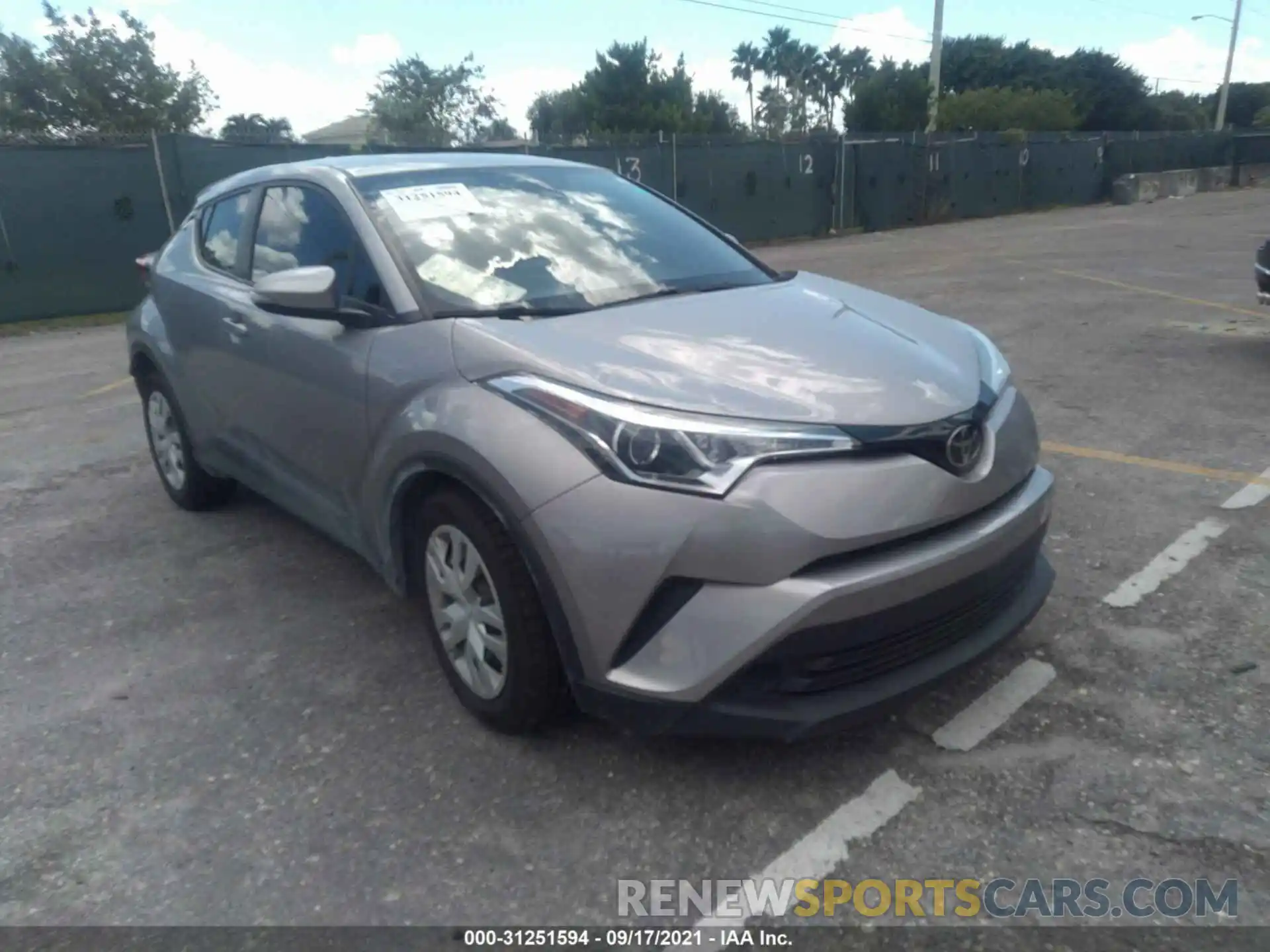 1 Photograph of a damaged car NMTKHMBX4KR083594 TOYOTA C-HR 2019