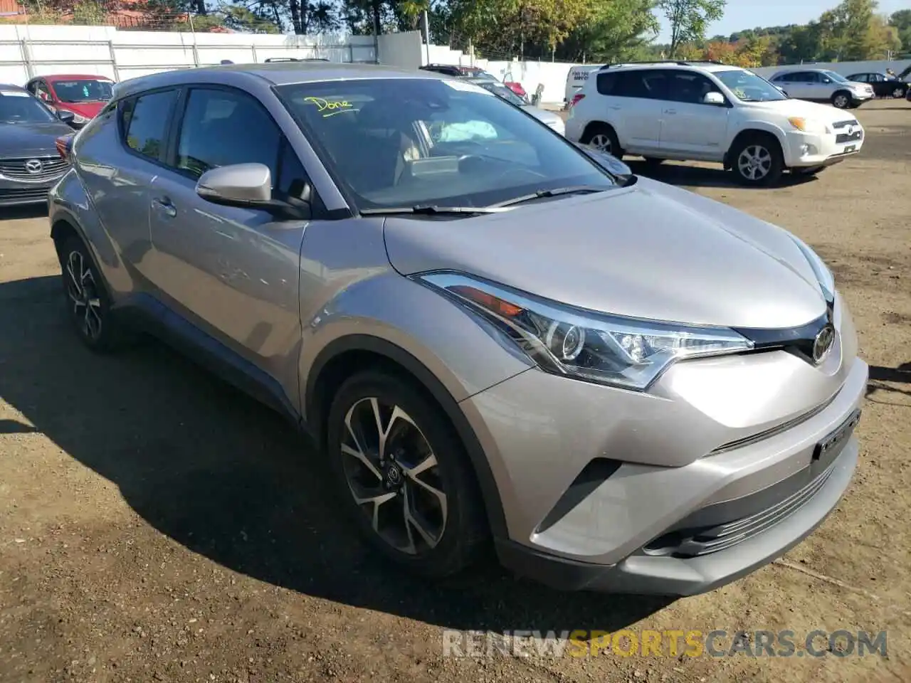 1 Photograph of a damaged car NMTKHMBX4KR085068 TOYOTA C-HR 2019