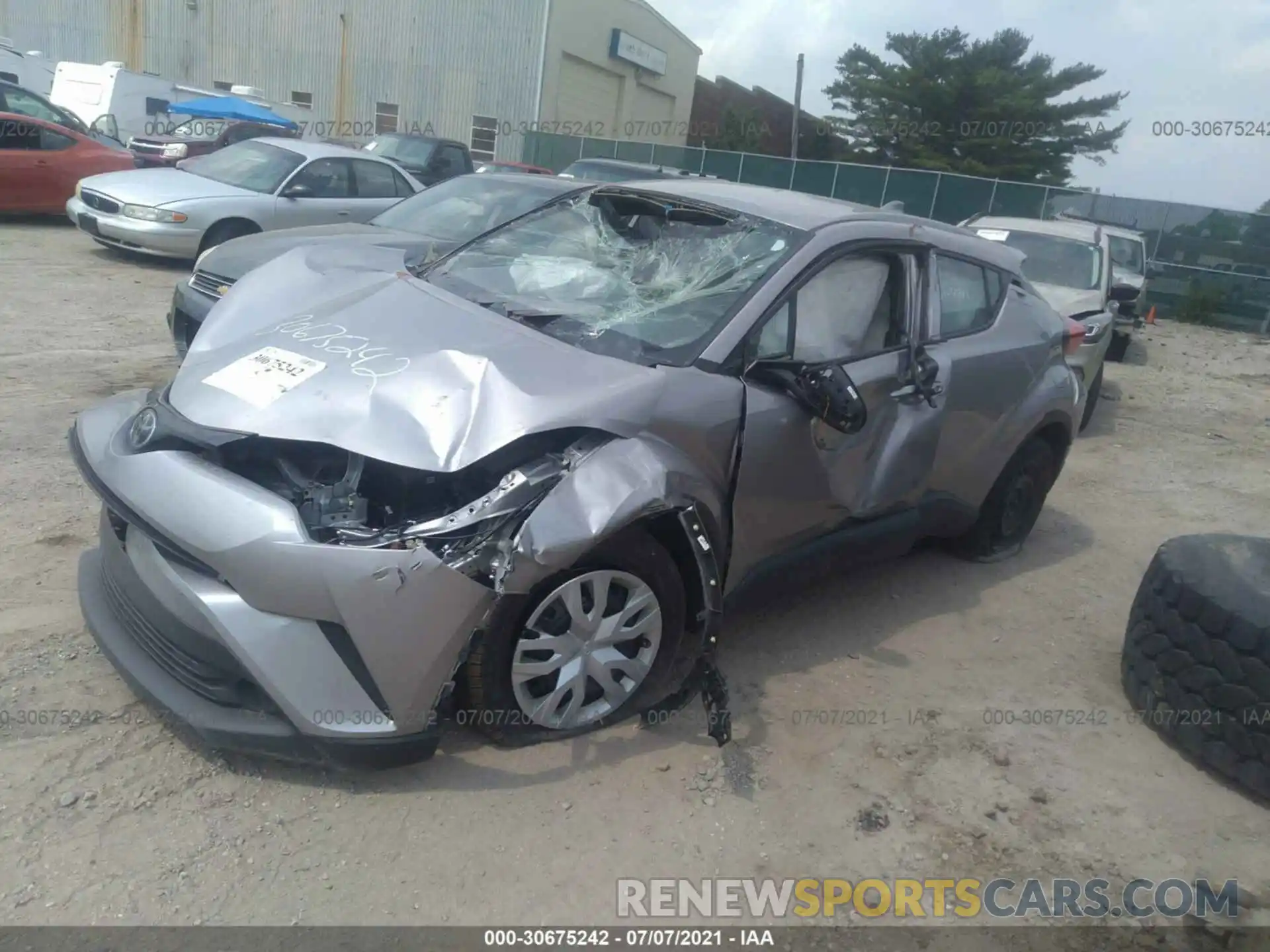 2 Photograph of a damaged car NMTKHMBX4KR085815 TOYOTA C-HR 2019