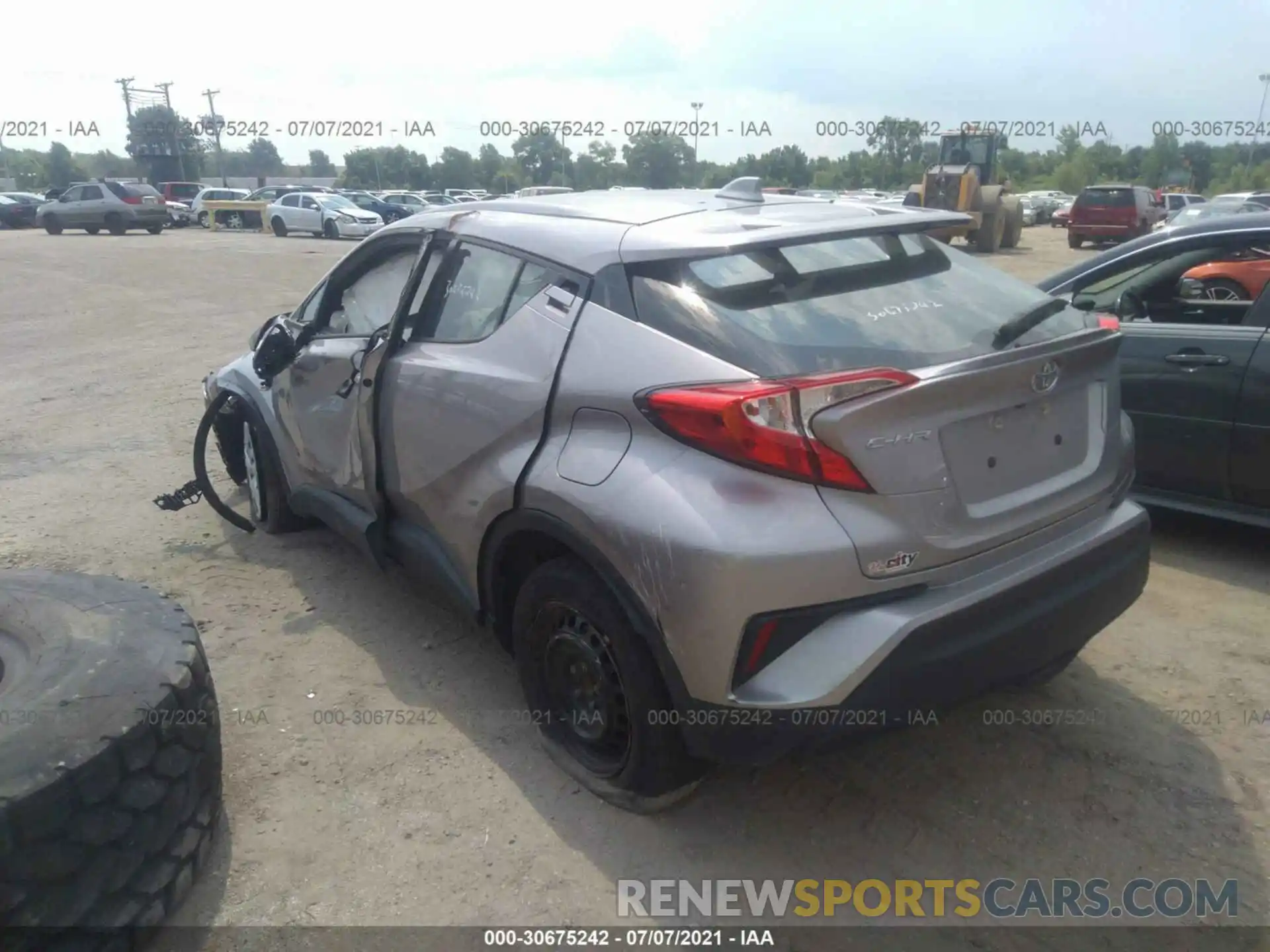 3 Photograph of a damaged car NMTKHMBX4KR085815 TOYOTA C-HR 2019