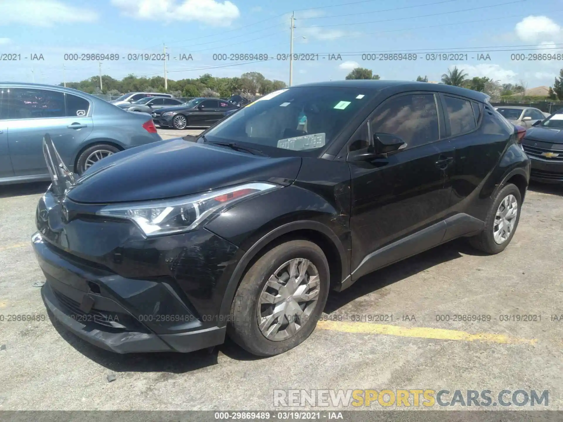 2 Photograph of a damaged car NMTKHMBX4KR088665 TOYOTA C-HR 2019