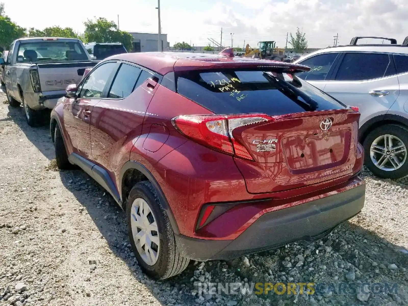 3 Photograph of a damaged car NMTKHMBX4KR092232 TOYOTA C-HR 2019