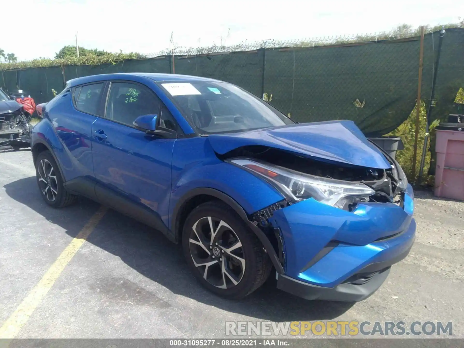 1 Photograph of a damaged car NMTKHMBX4KR093378 TOYOTA C-HR 2019