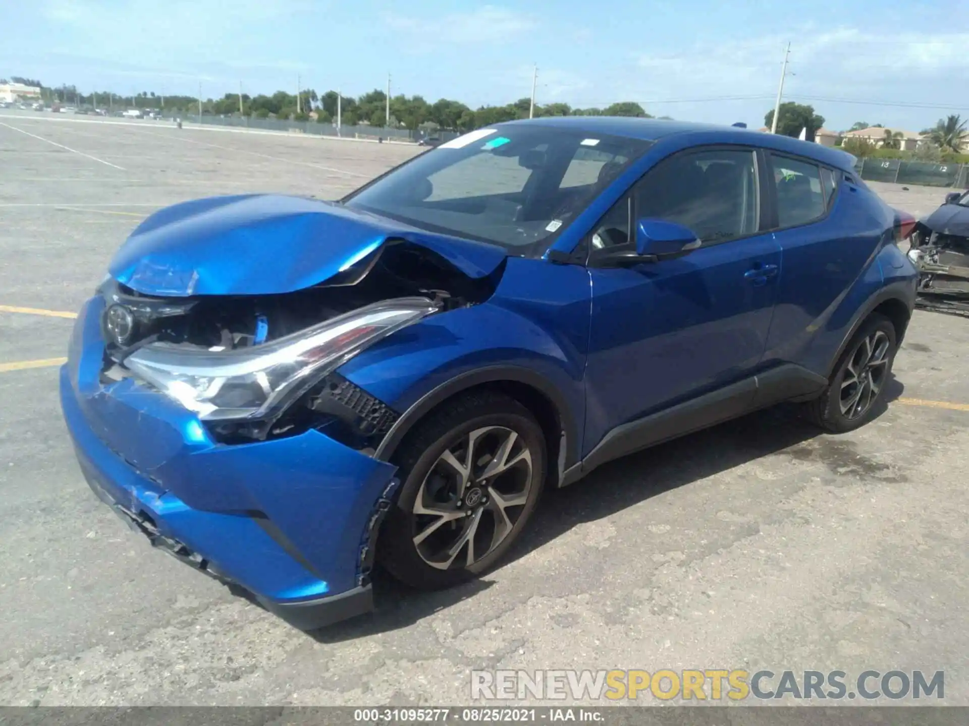 2 Photograph of a damaged car NMTKHMBX4KR093378 TOYOTA C-HR 2019