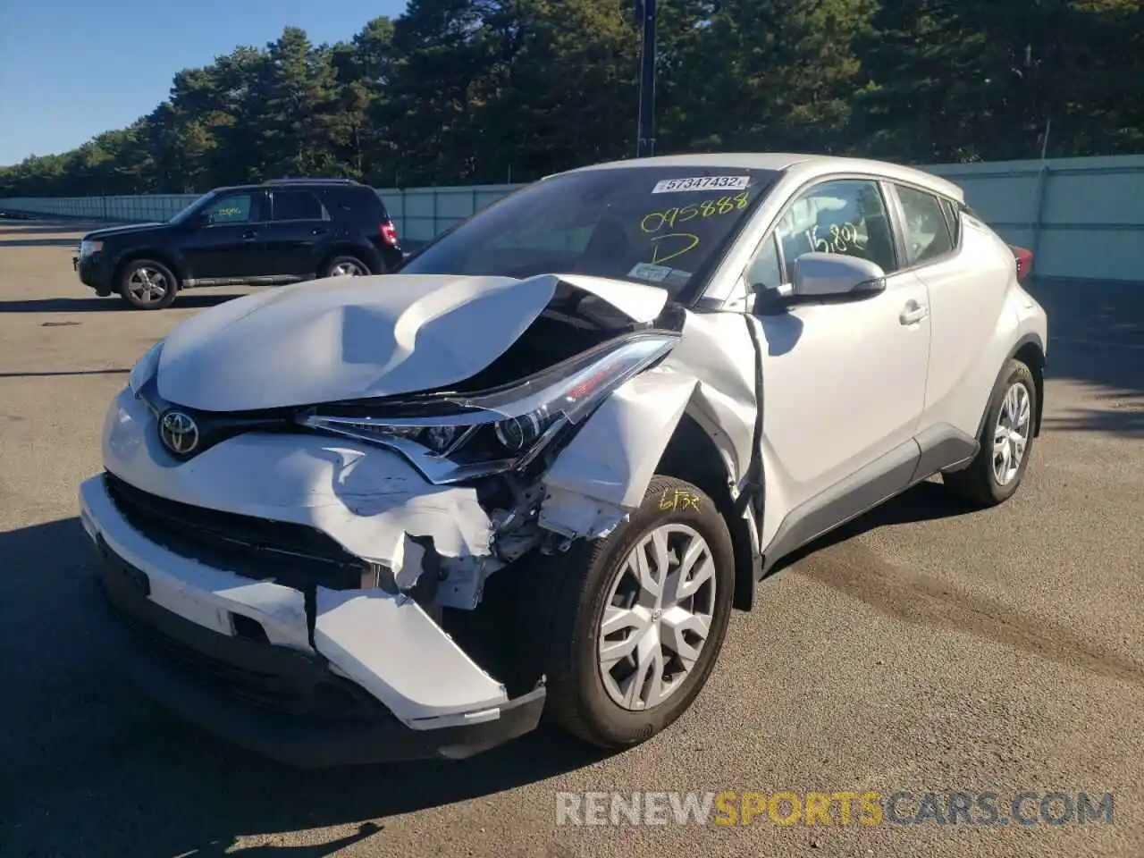 2 Photograph of a damaged car NMTKHMBX4KR095888 TOYOTA C-HR 2019