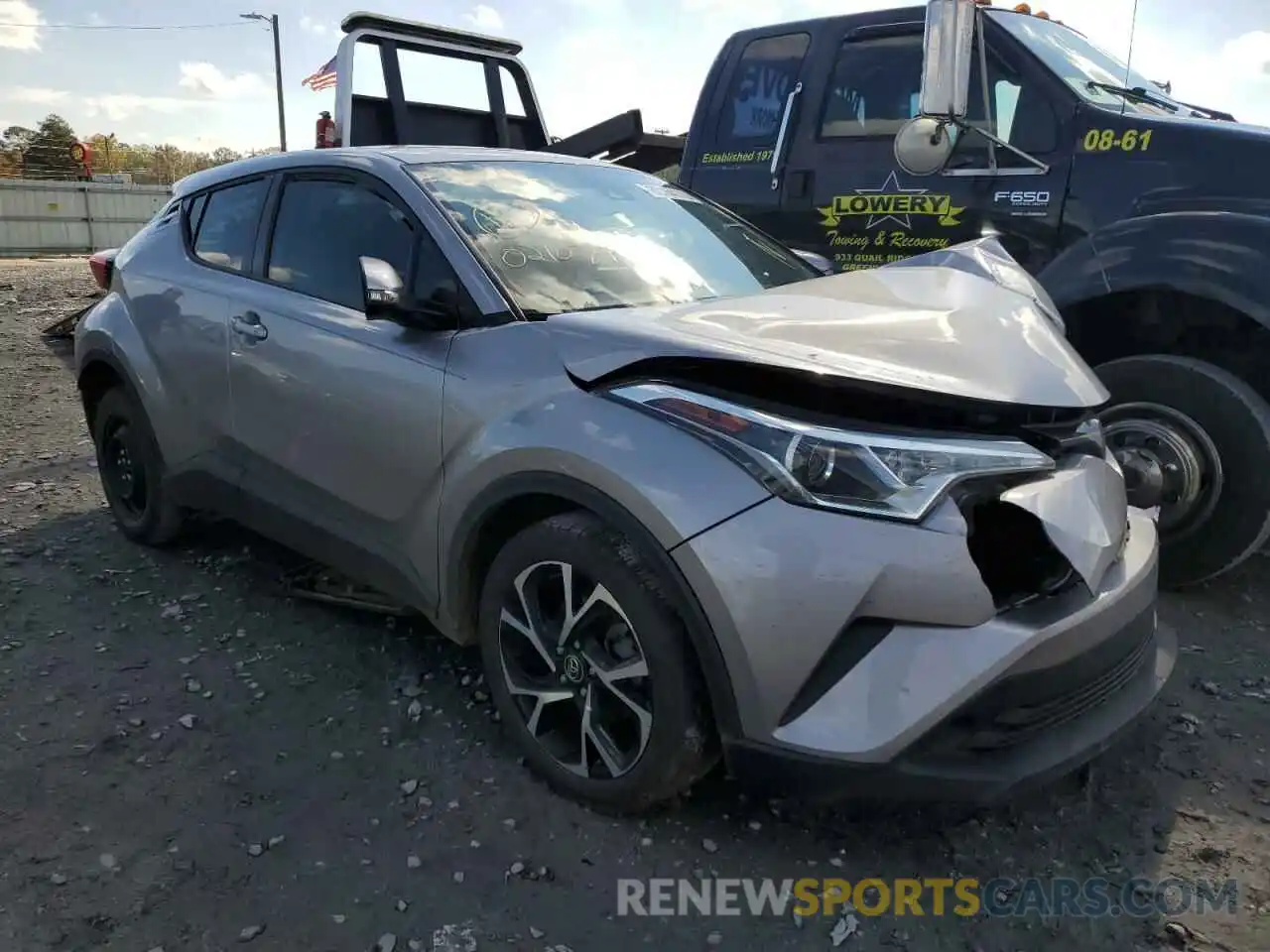 1 Photograph of a damaged car NMTKHMBX4KR101544 TOYOTA C-HR 2019